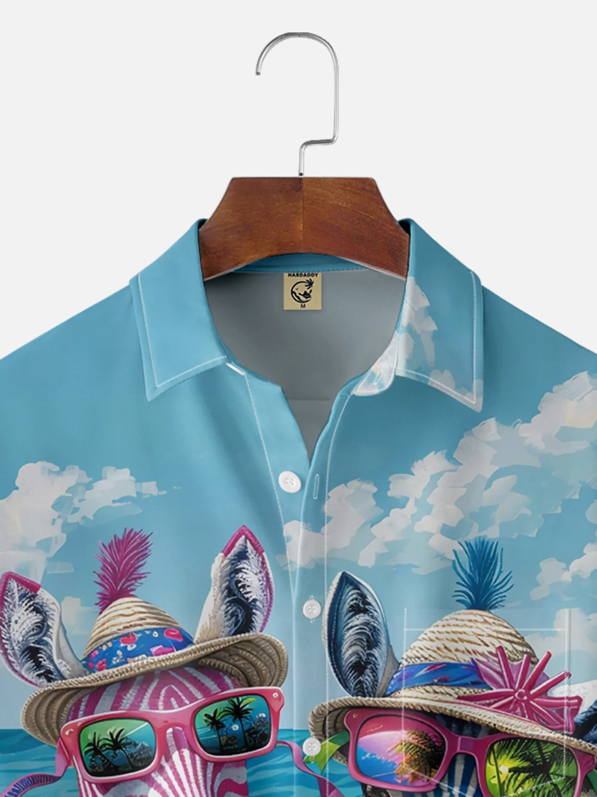 Moisture Wicking Zebra Resort Hawaiian Shirt