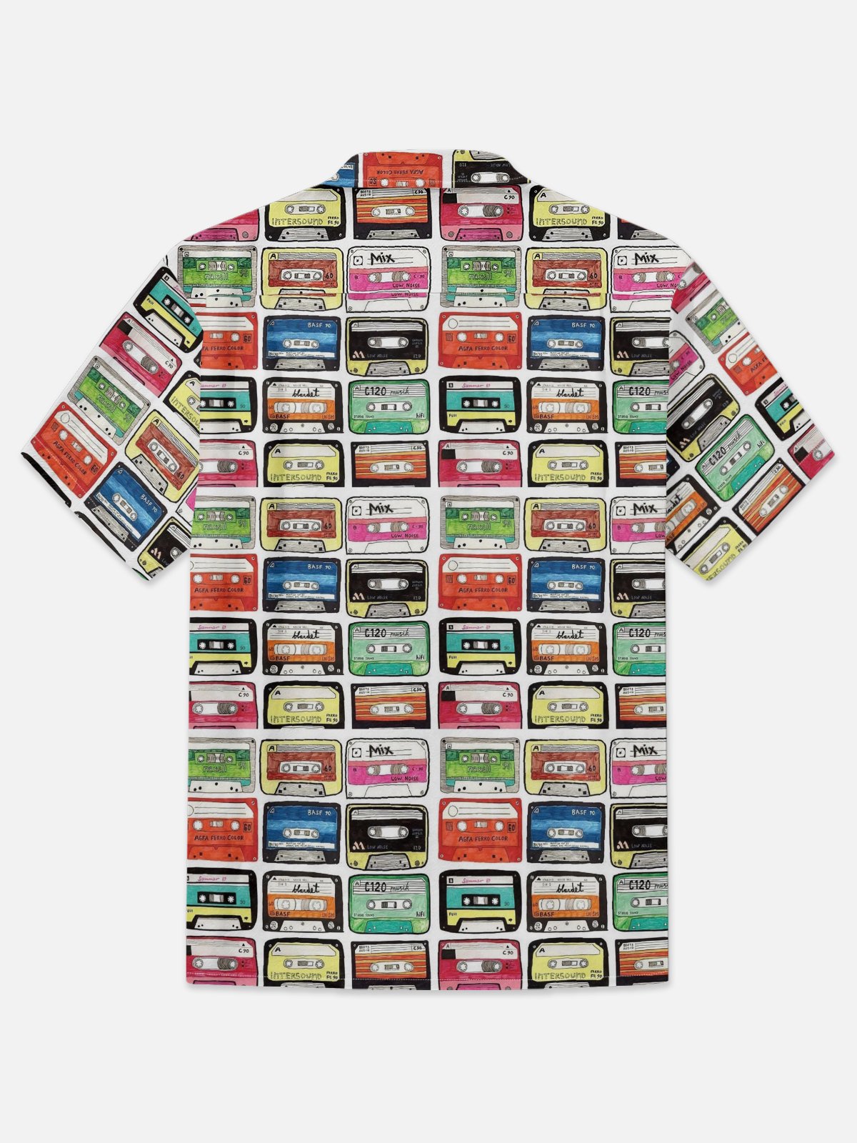 Vintage Music Tape Breathable Wicking Shirt