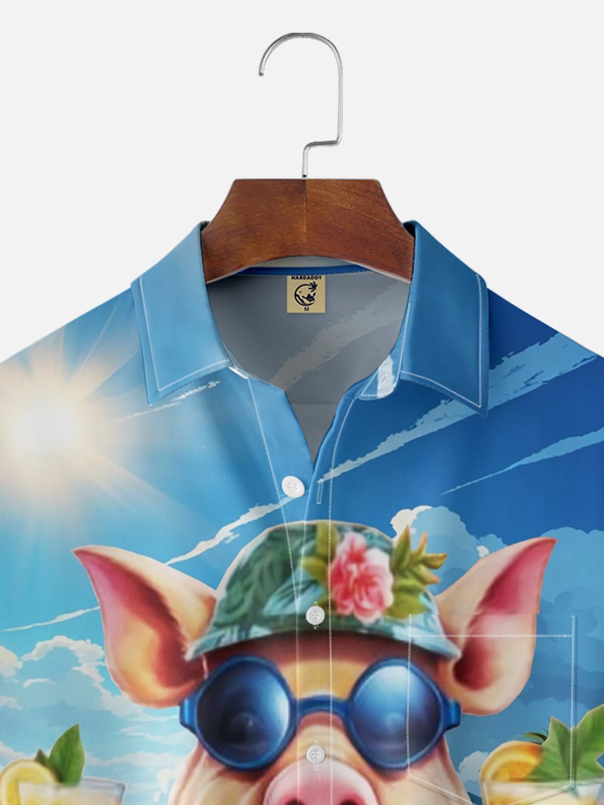 Moisture Wicking Pig Vacation Hawaiian Shirt