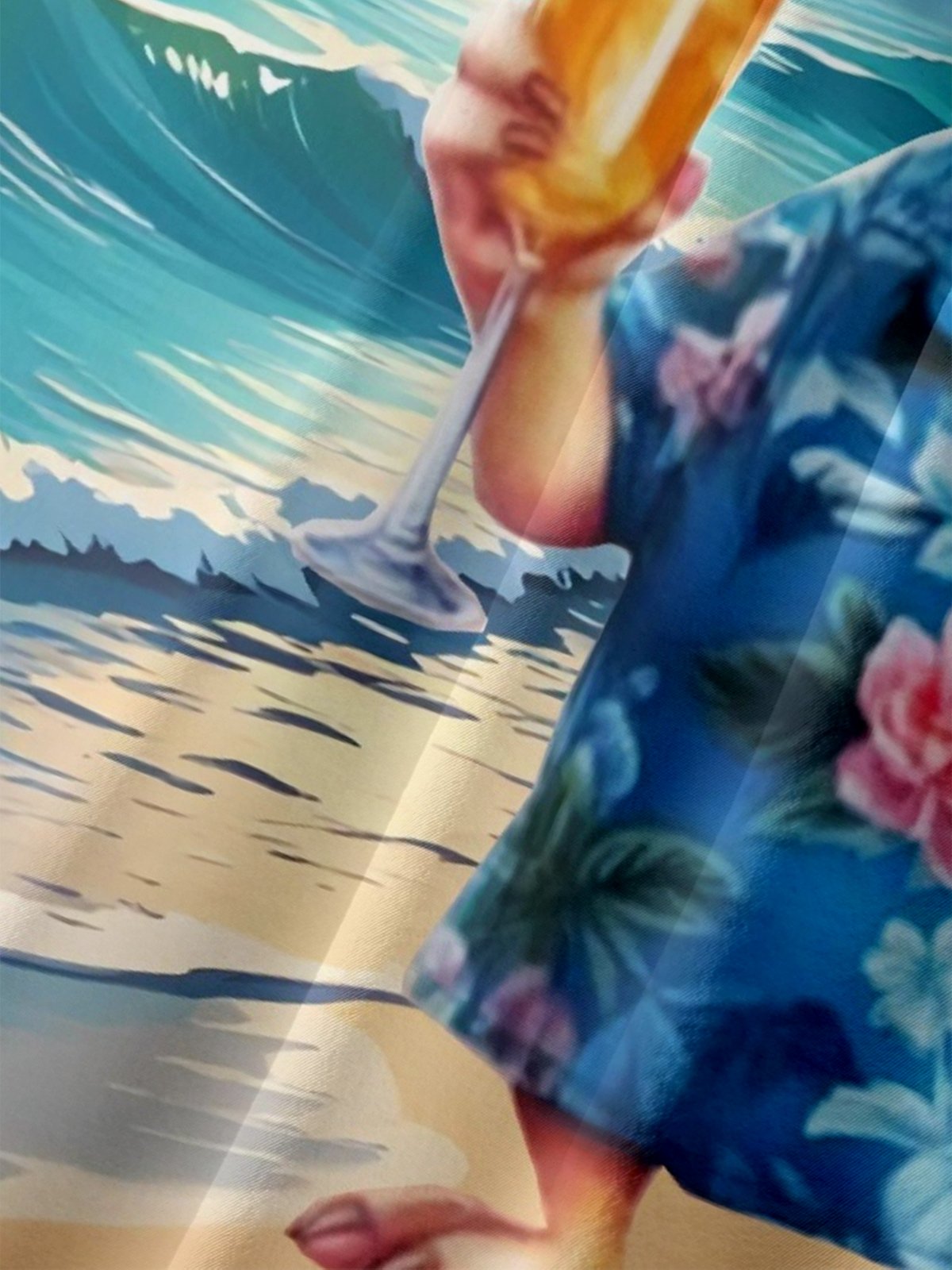 Moisture Wicking Pig Vacation Hawaiian Shirt