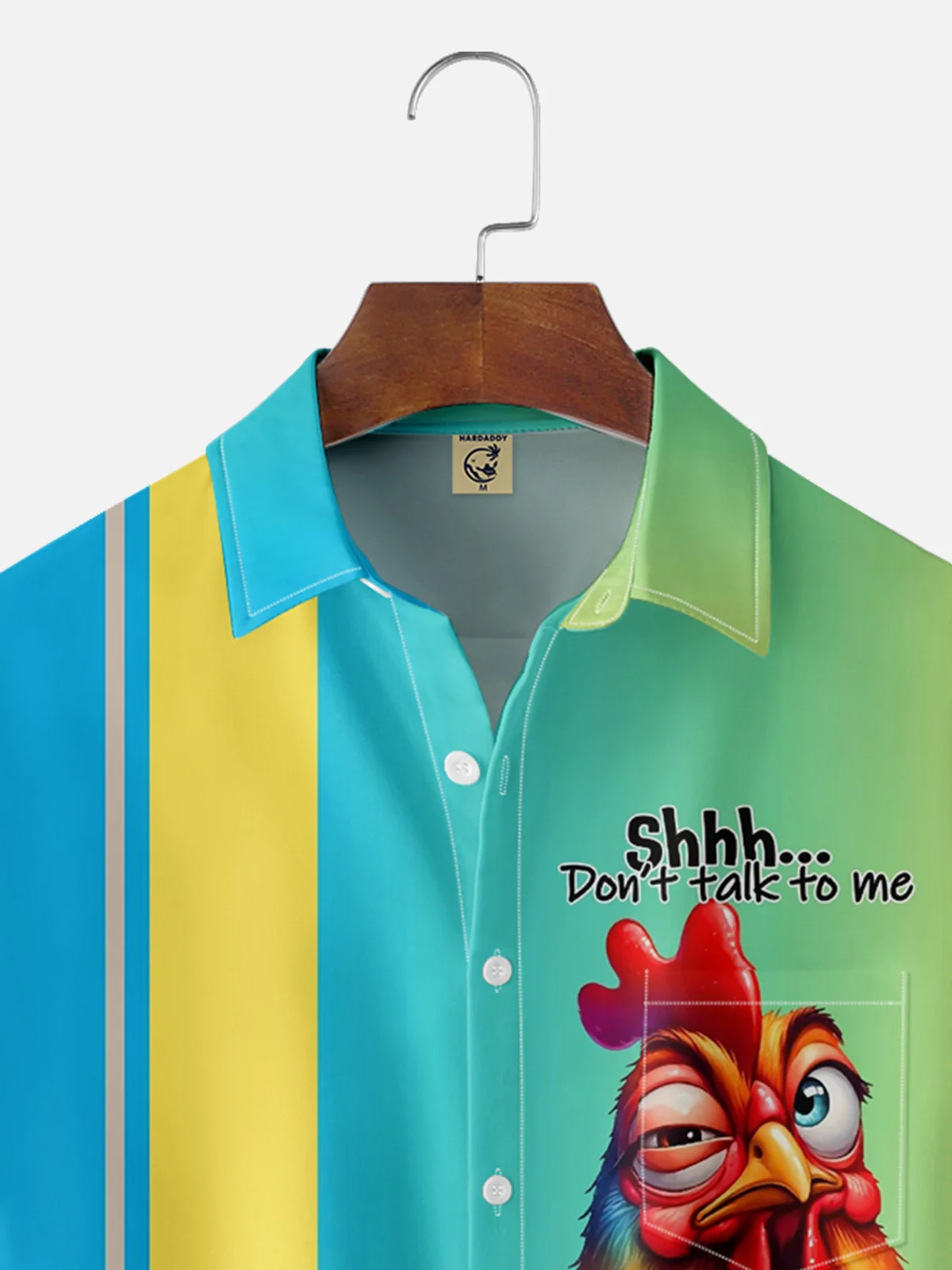 Moisture Wicking Funny Chicken Bowling Shirt