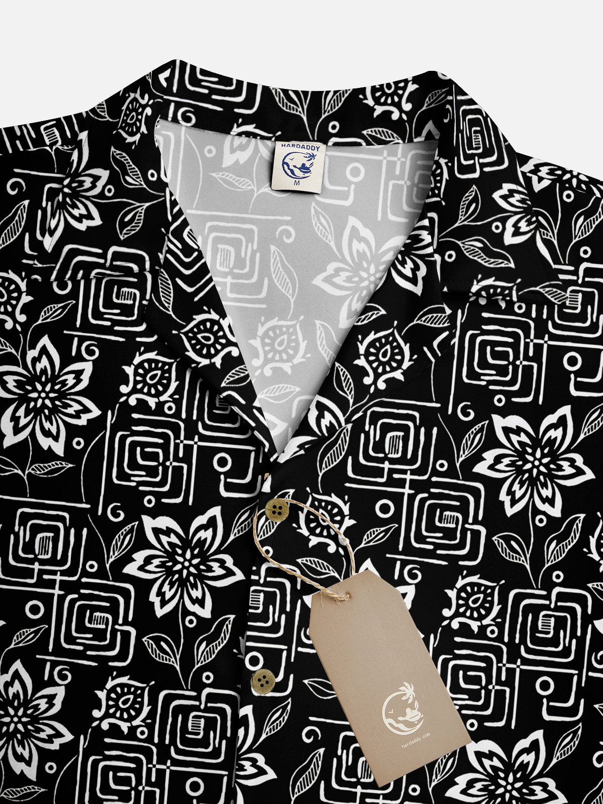 Moisture Wicking Floral Hawaiian Shirt