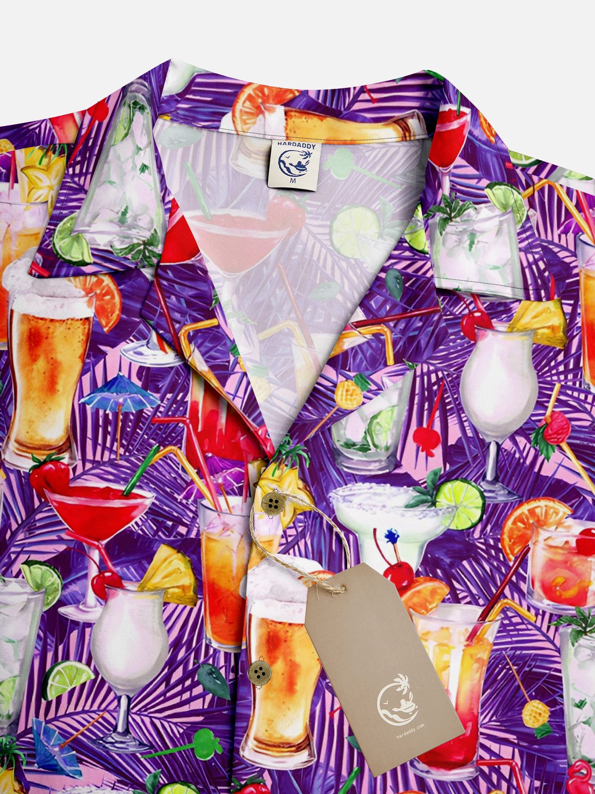 Moisture-wicking Cocktail Hawaiian Shirt