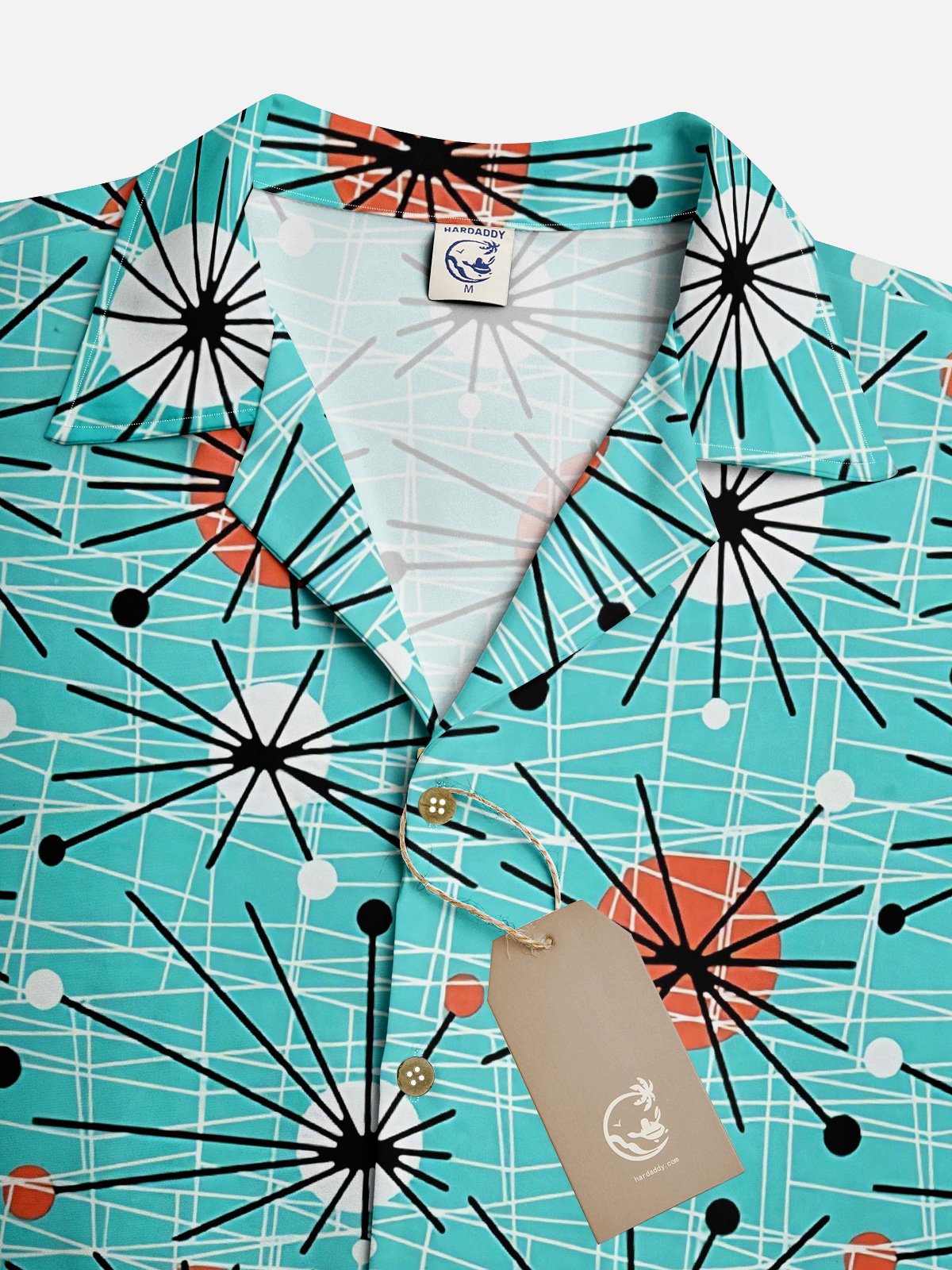 Moisture-wicking Abstract Geometric Art Hawaiian Shirt