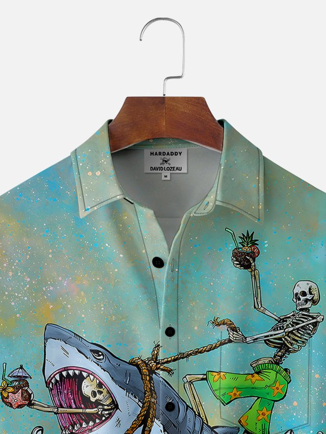 Tall Size DAVID LOZEAU X HARDADDY® GREAT WHITE WAVE SHIRT