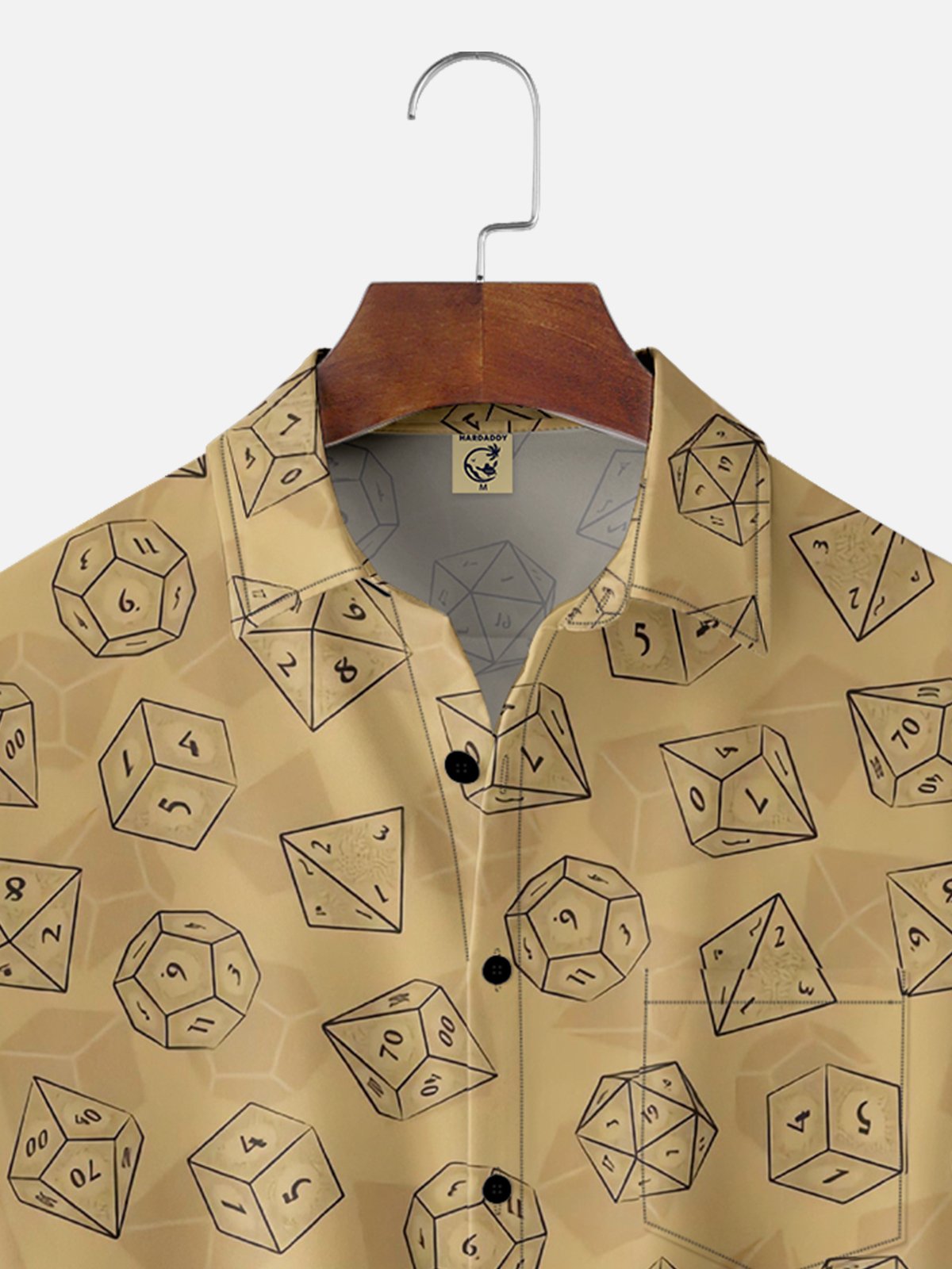 Moisture-wicking Cartoon Game Chest Pocket Hawaiian Shirt