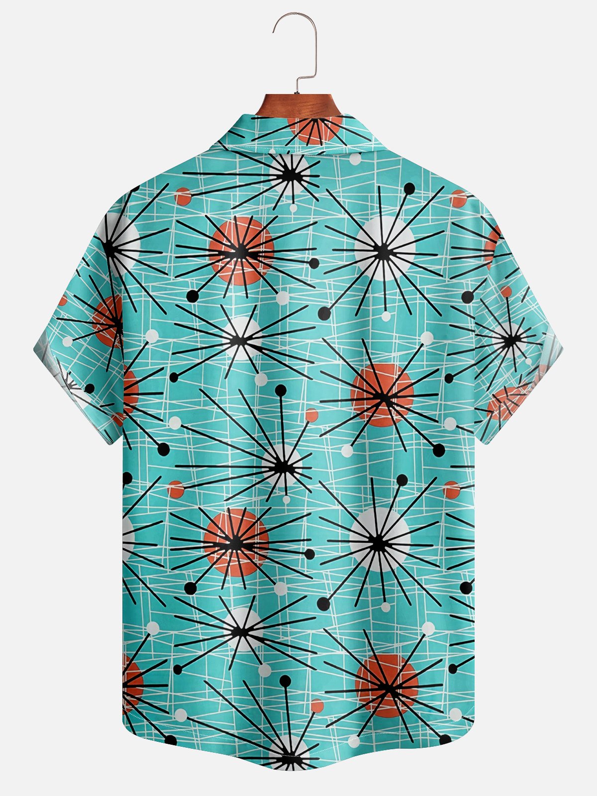 Moisture-wicking Abstract Geometric Art Hawaiian Shirt