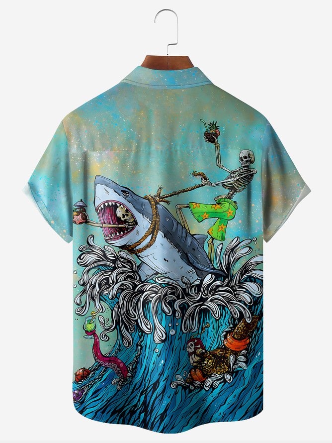 Tall Size DAVID LOZEAU X HARDADDY® GREAT WHITE WAVE SHIRT