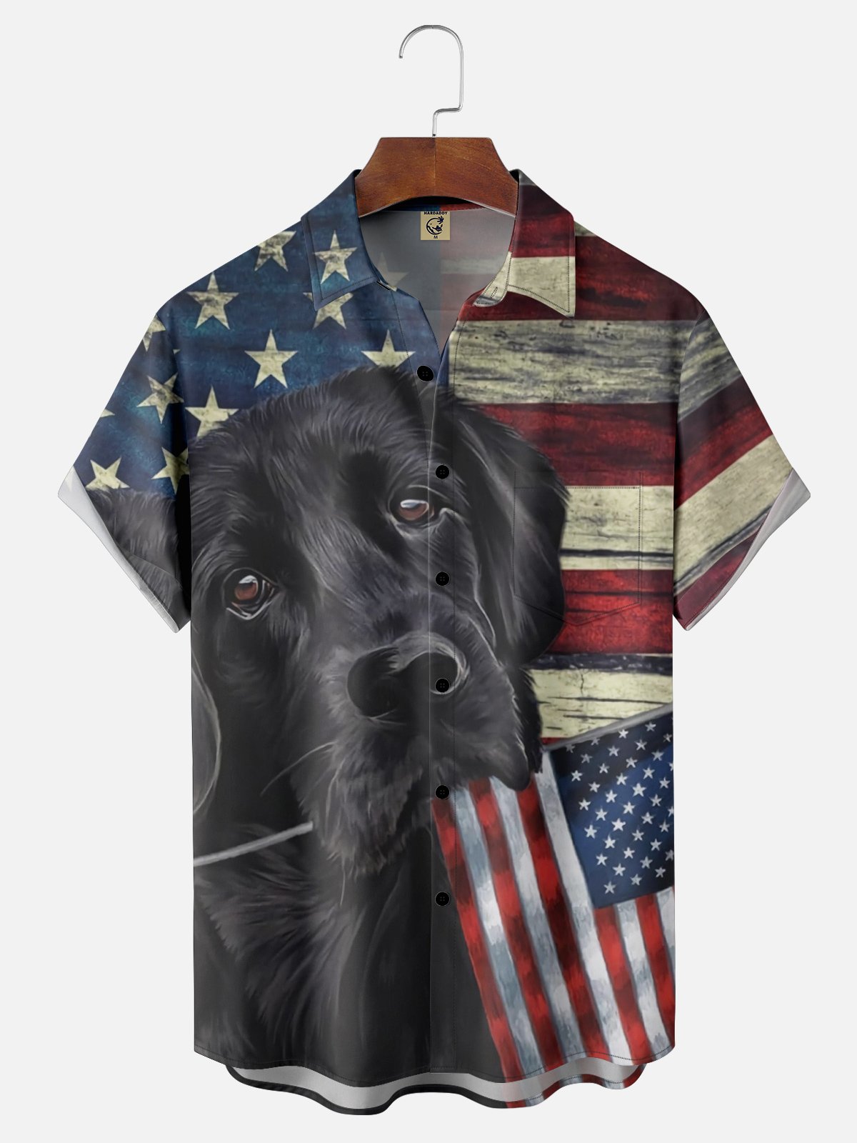 Moisture Wicking American Golden Retriever Hawaiian Shirt