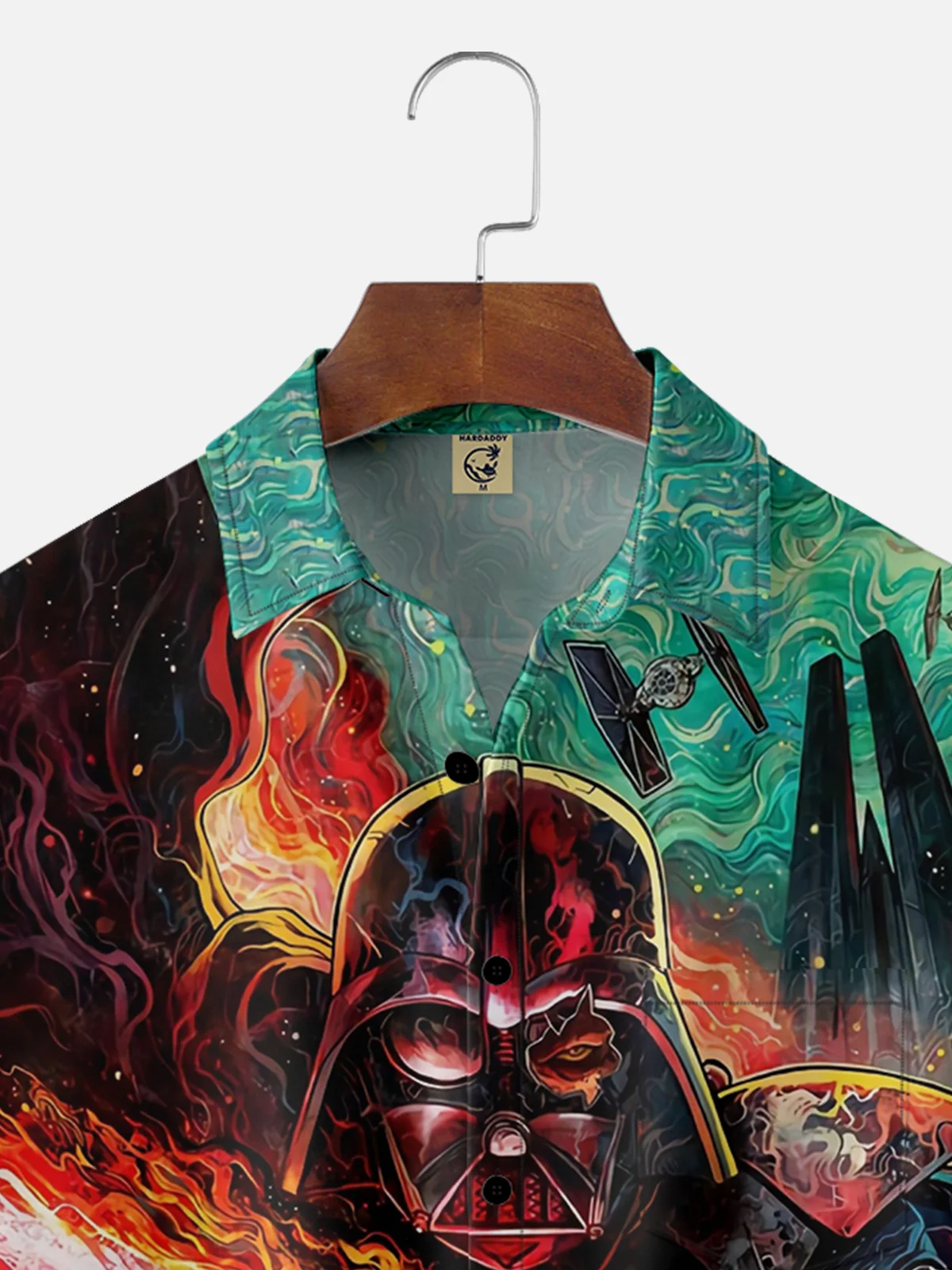 Moisture-wicking Alien Chest Pocket Hawaiian Shirt