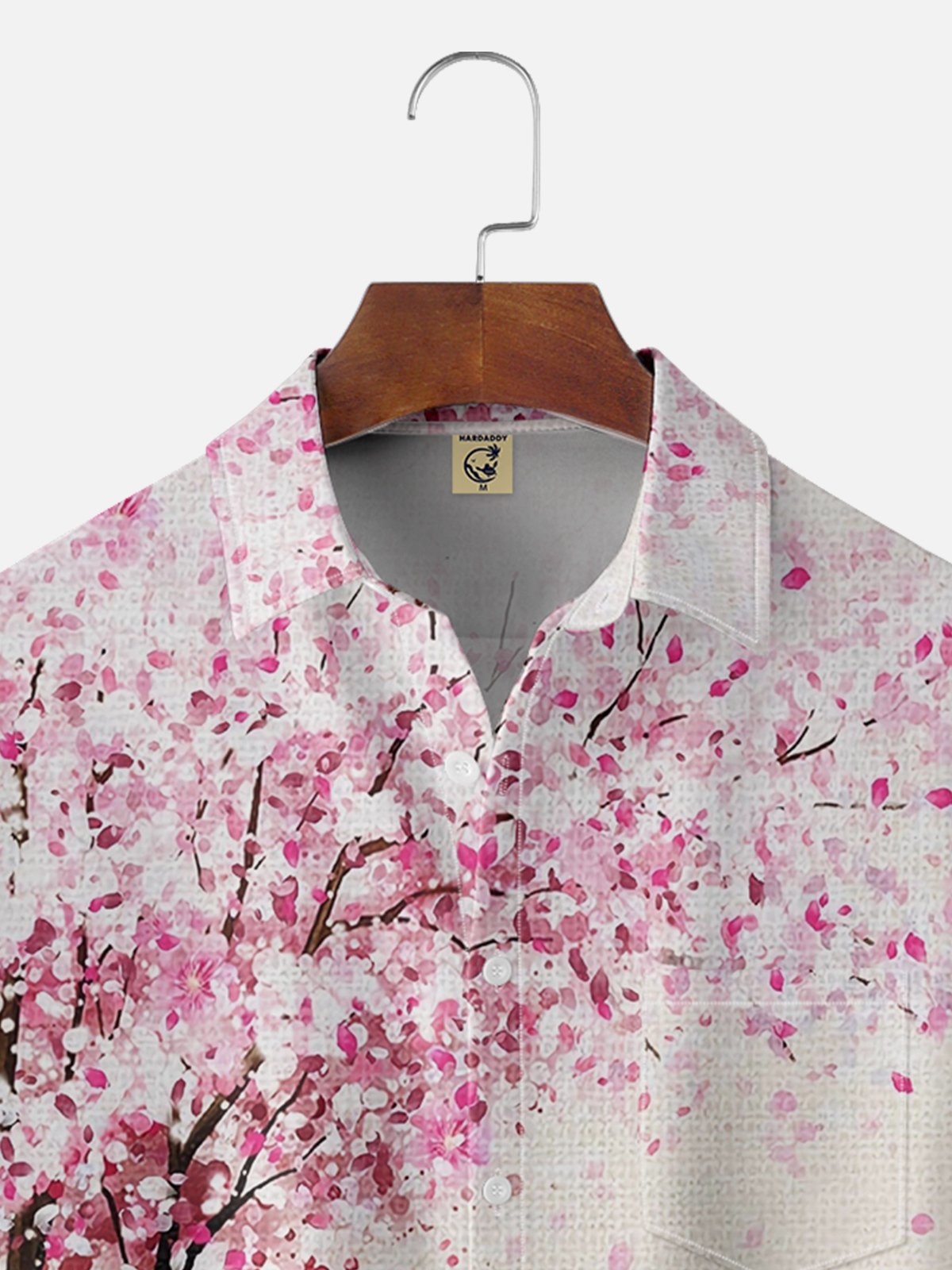 Moisture Wicking Cherry Blossom Tree Golden Retriever Hawaiian Shirt