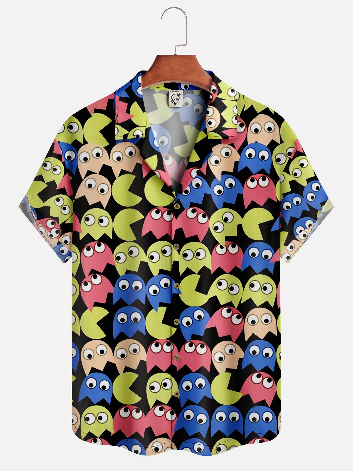 Moisture Wicking Cartoon Gaming Short Sleeve Aloha Shirt