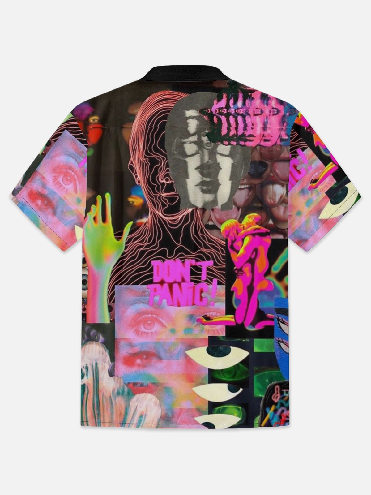 Moisture-wicking Art Acid Digital Rock Hawaiian Shirt