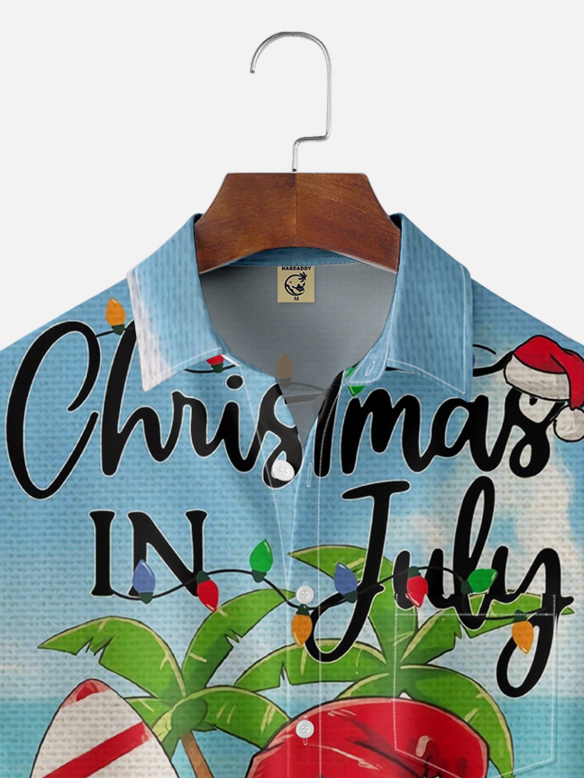 Moisture Wicking Christmas in July Hawaiian Shirt