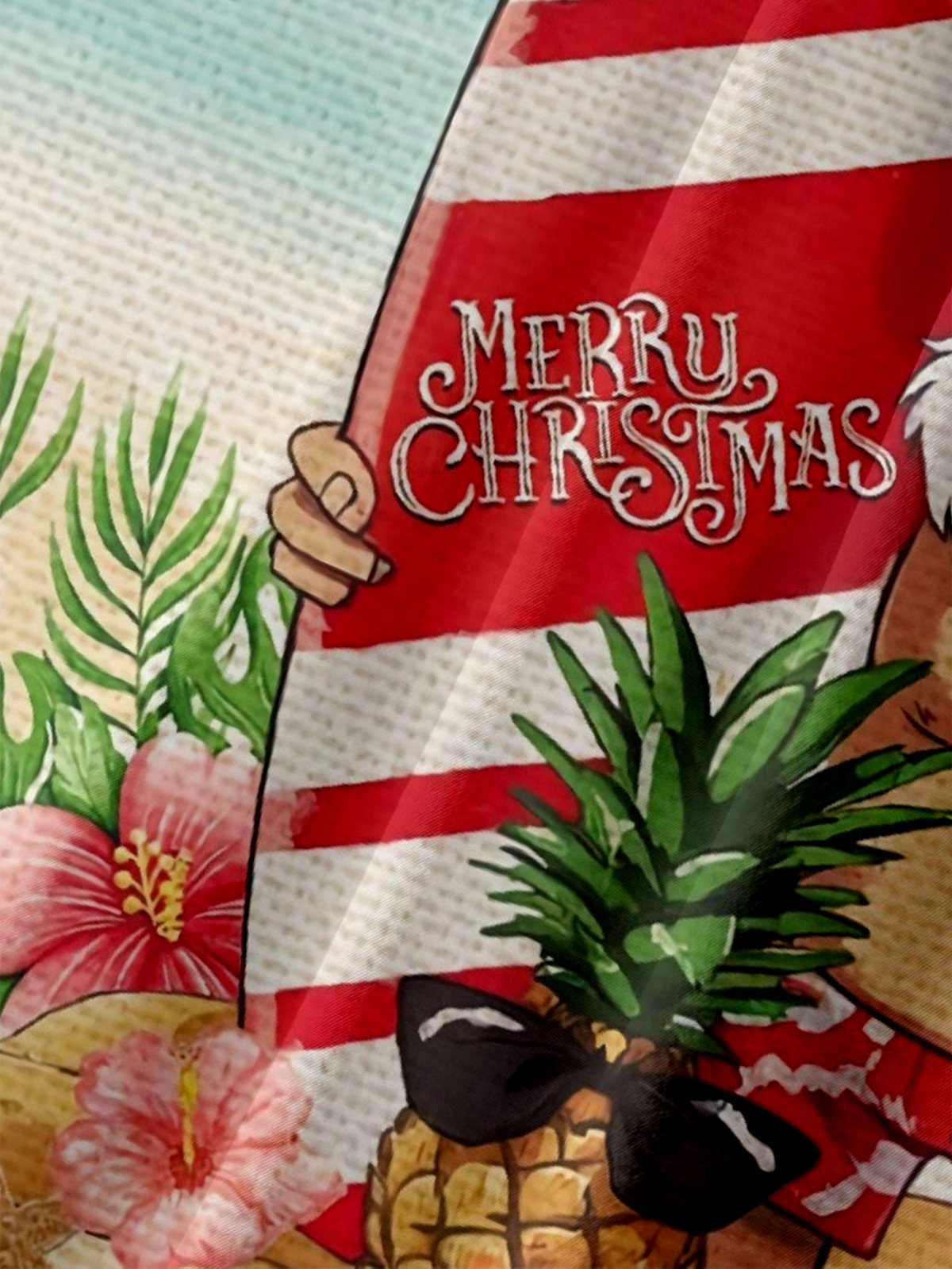 Moisture Wicking Christmas in July Hawaiian Shirt