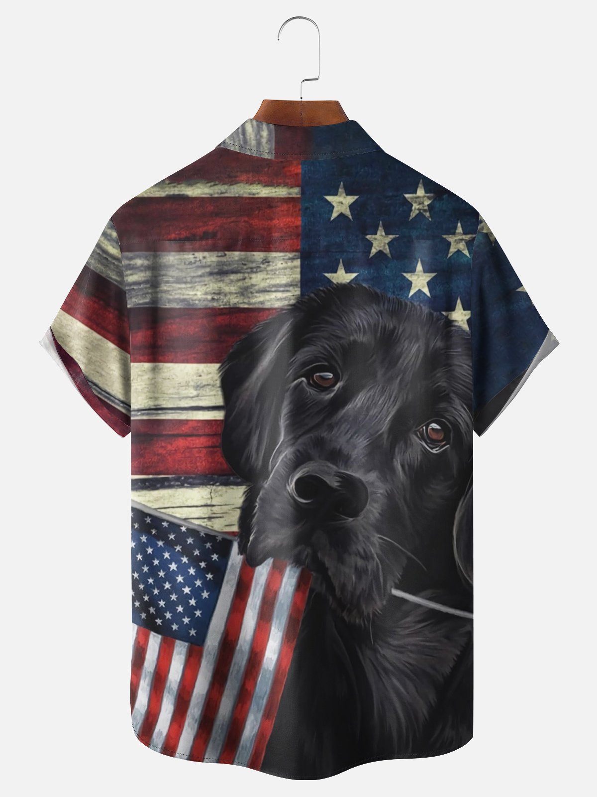 Moisture Wicking American Golden Retriever Hawaiian Shirt