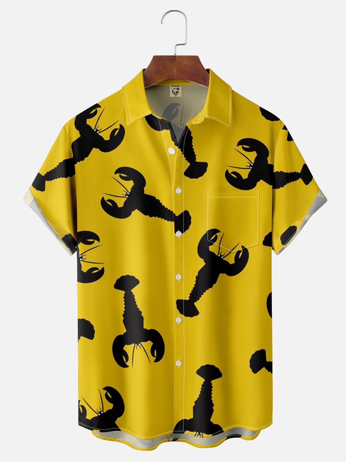 Moisture Wicking Lobster Hawaiian Shirt