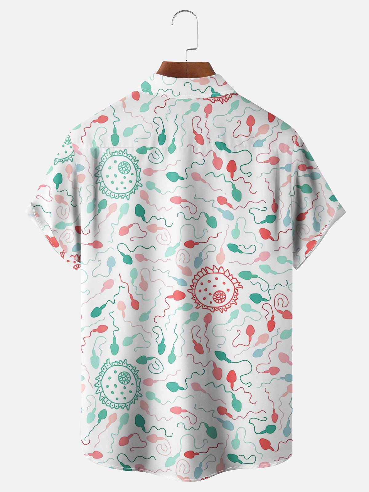 Moisture-wicking Beginning of Life Chest Pocket Hawaiian Shirt