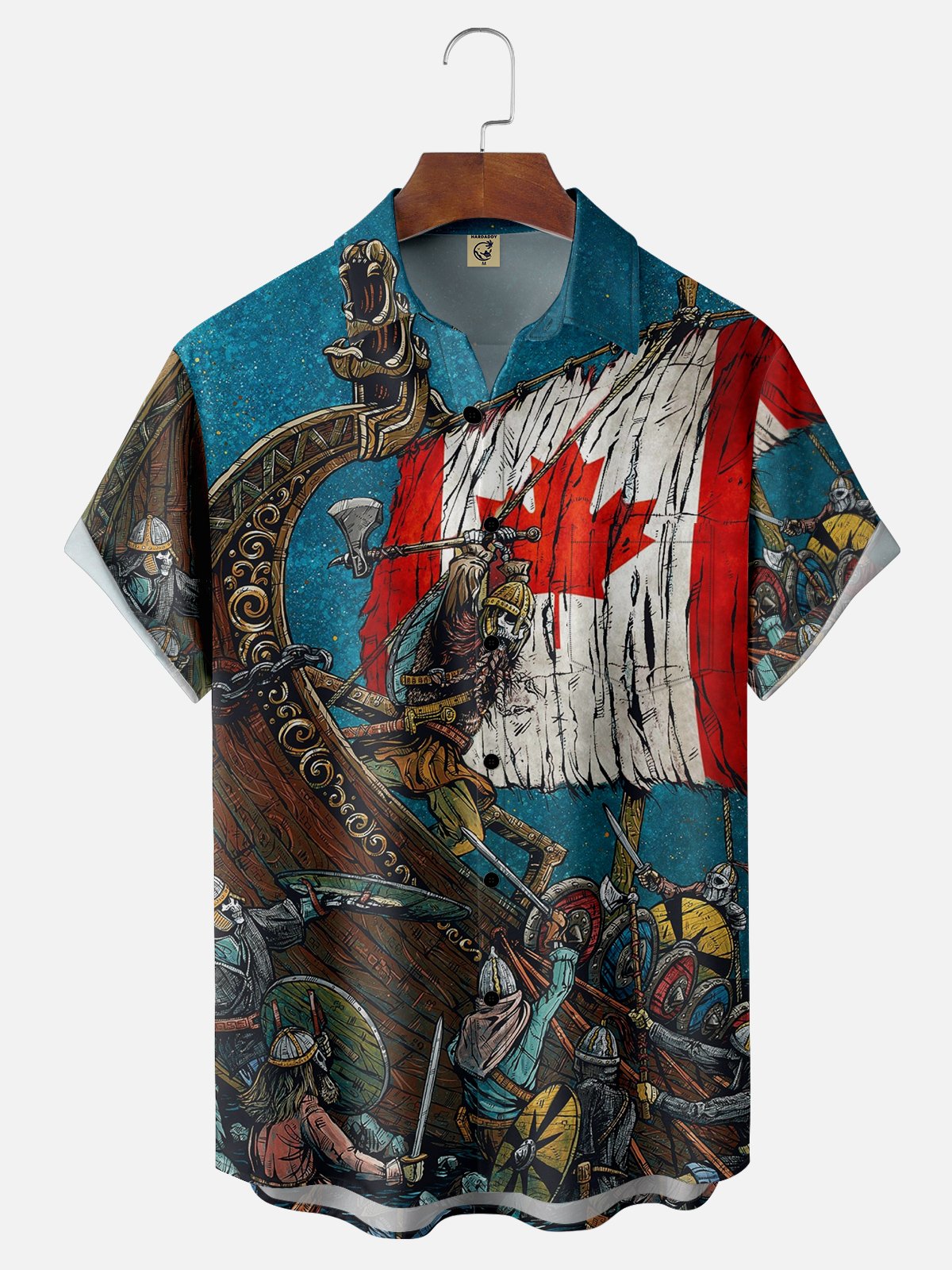 Skeleton Pirate Defense Hawaiian Shirt By David Lozeau