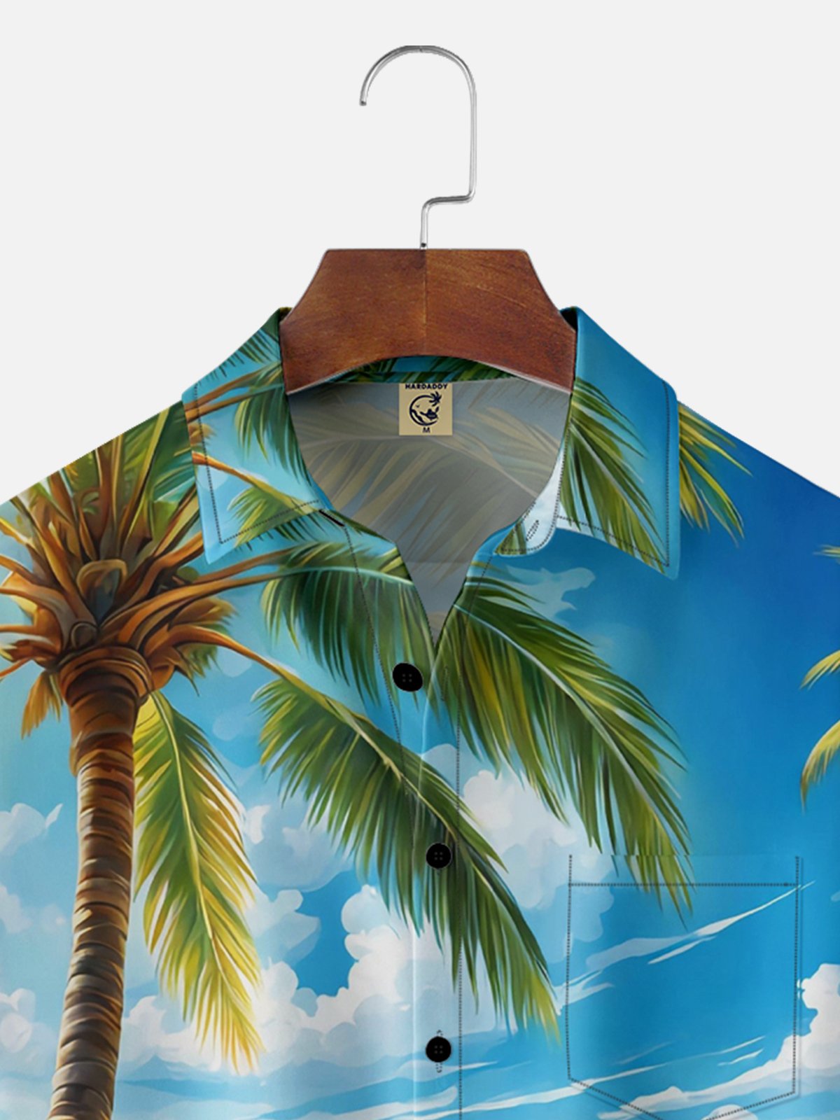 Moisture-wicking Sea Turtles Chest Pocket Hawaiian Shirt