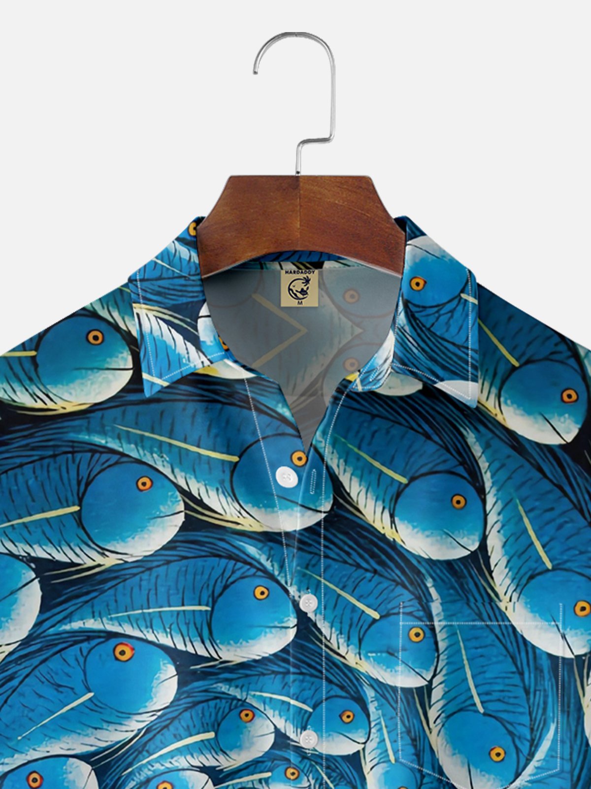 Moisture Wicking Fish Hawaiian Shirt