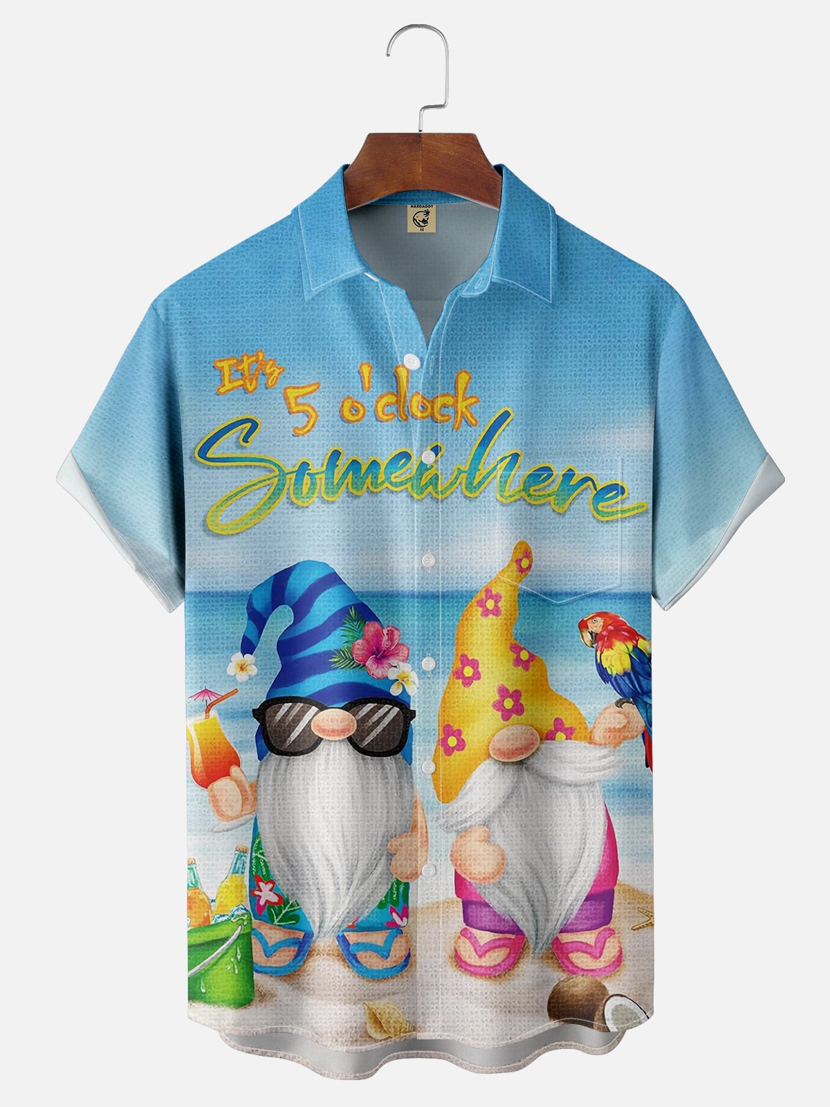 Moisture wicking 5 o'clock Vacation Hawaiian Shirt