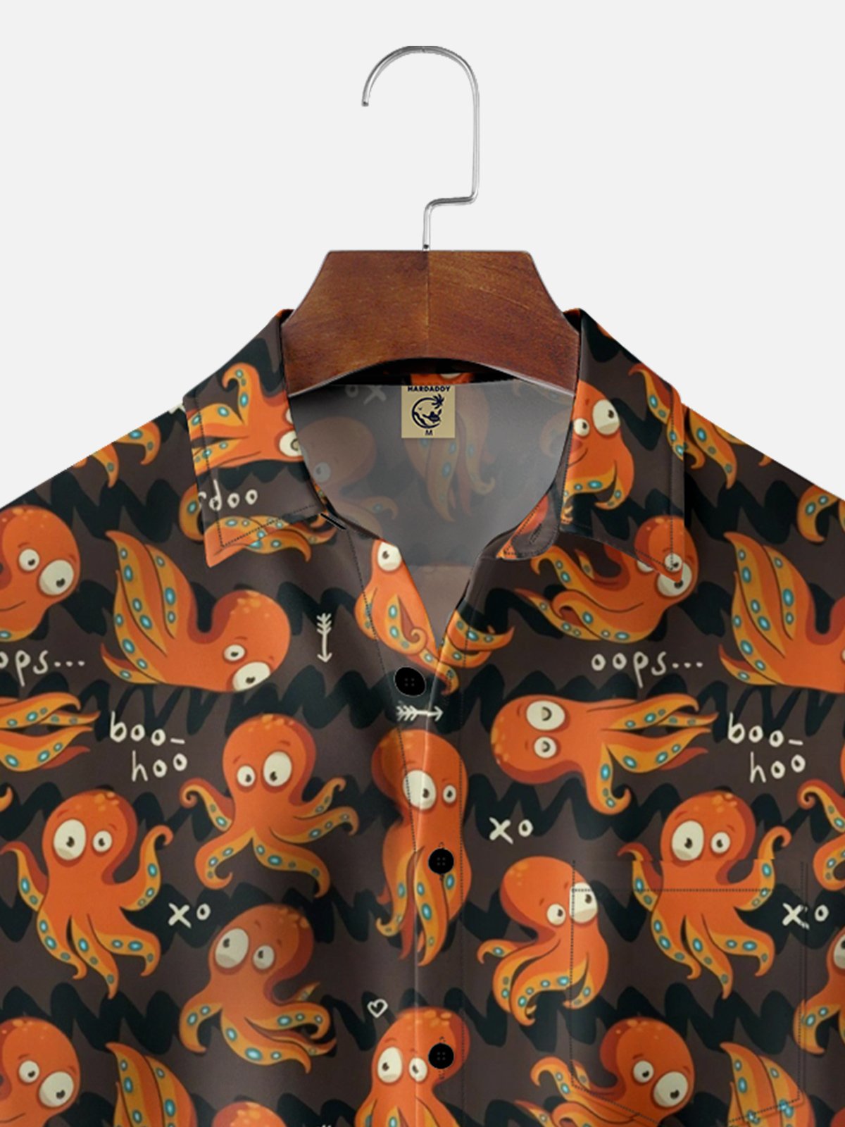 Moisture Wicking Octopus Hawaiian Shirt