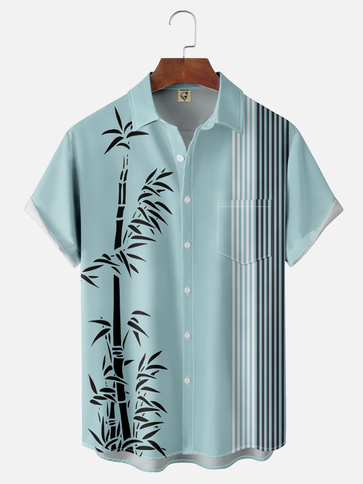 Moisture-wicking Bamboo Chest Pocket Bowling Shirt