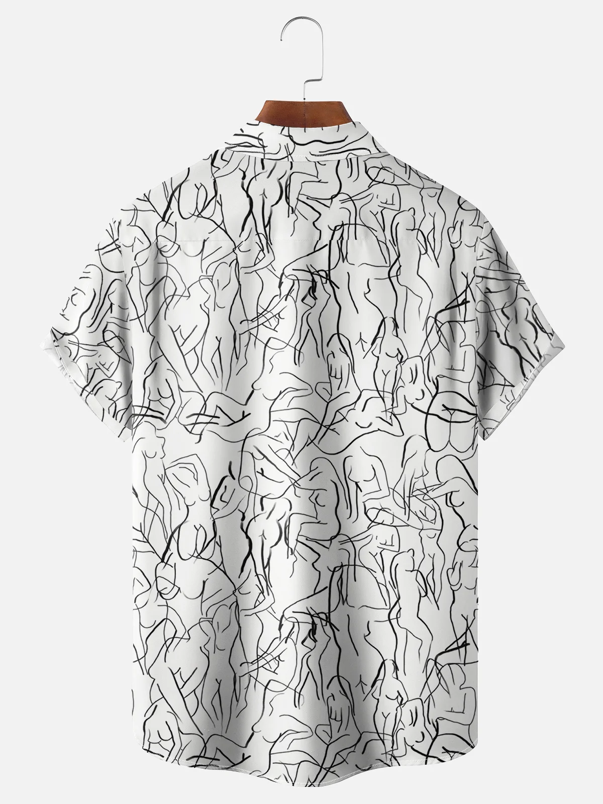 Moisture-wicking The Rhythm of Life Chest Pocket Hawaiian Shirt