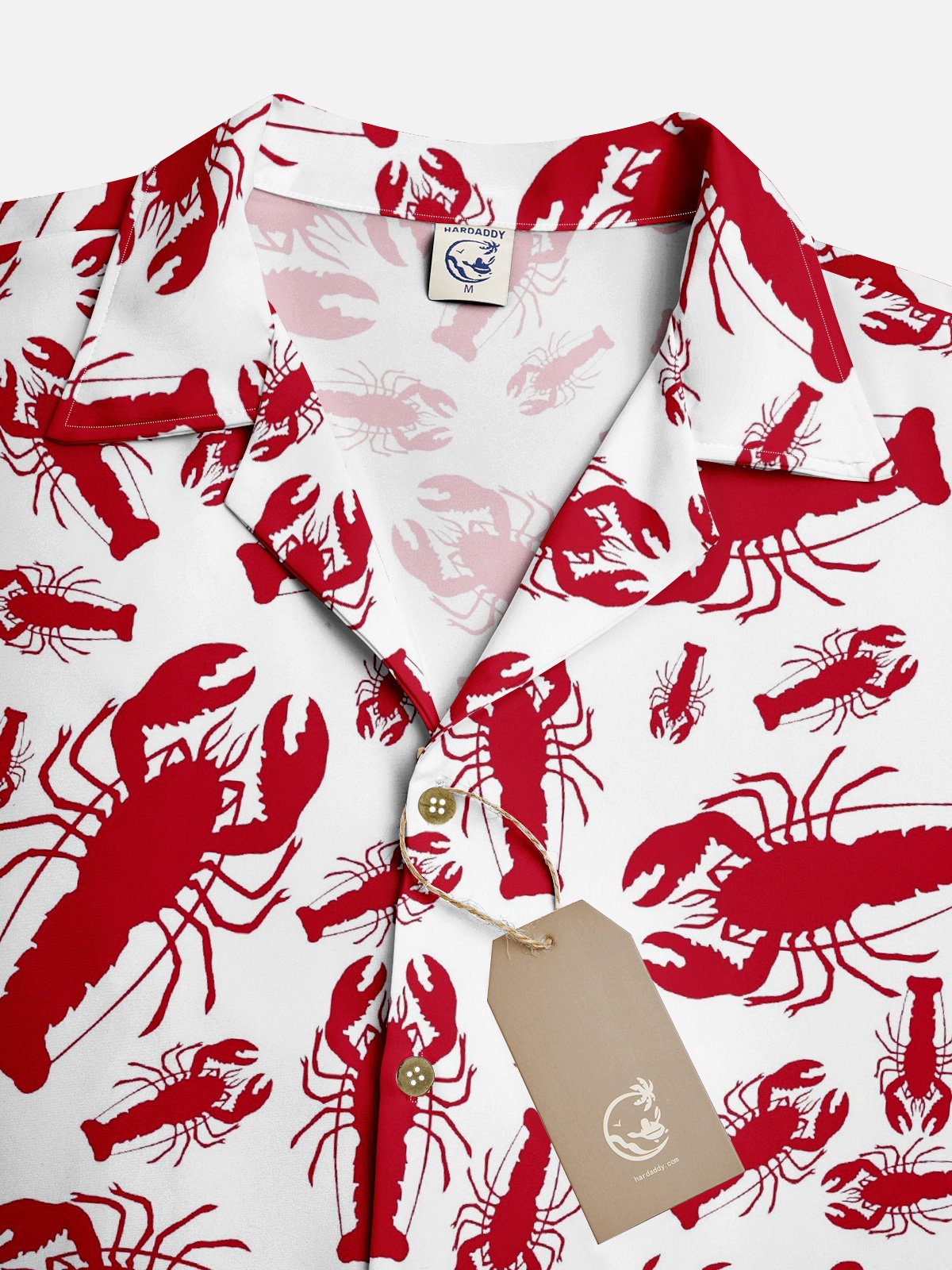 Moisture-wicking Marine Lobster Aloha Shirt