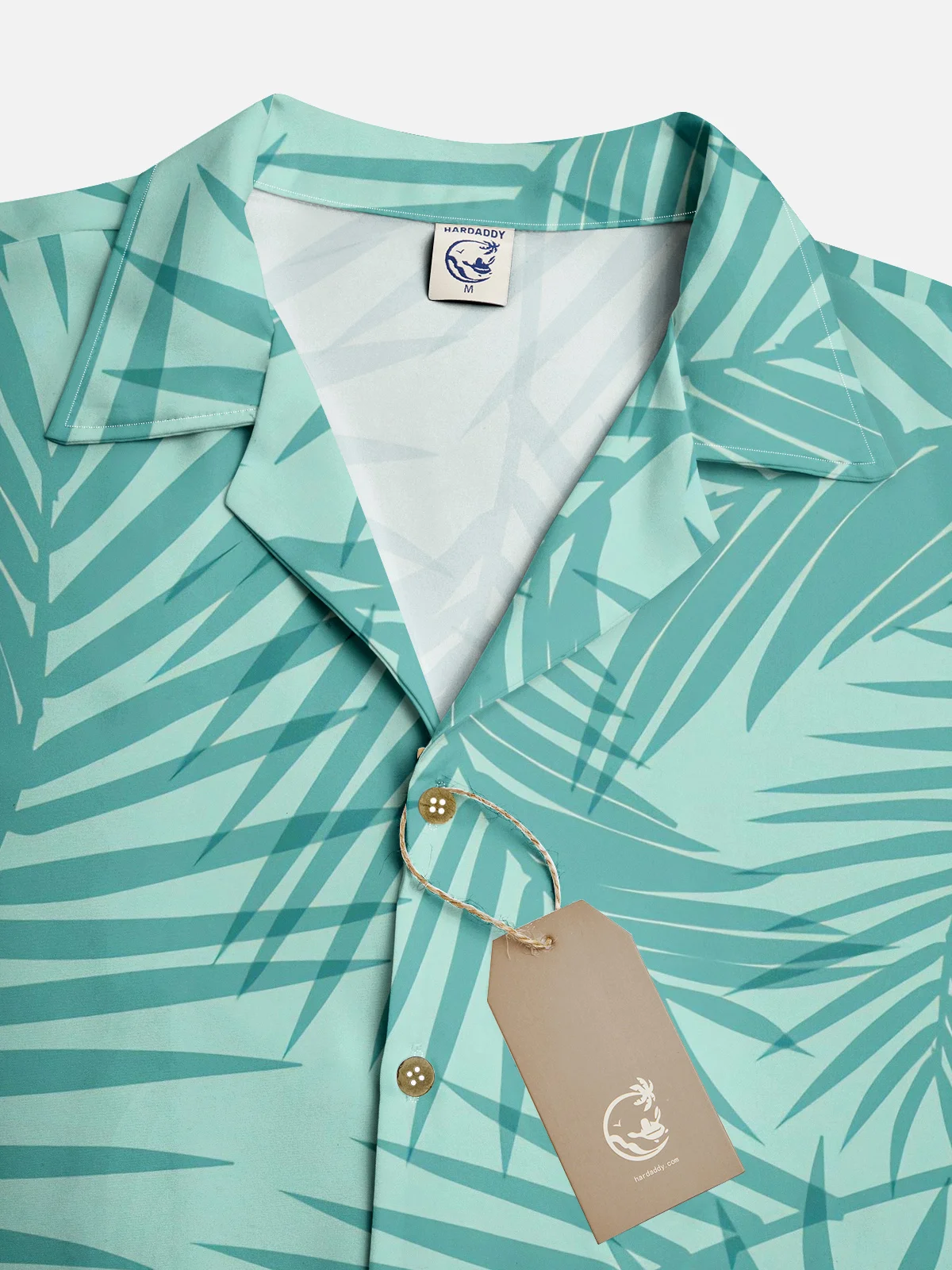 Moisture-wicking Palm Leaf Aloha Shirt