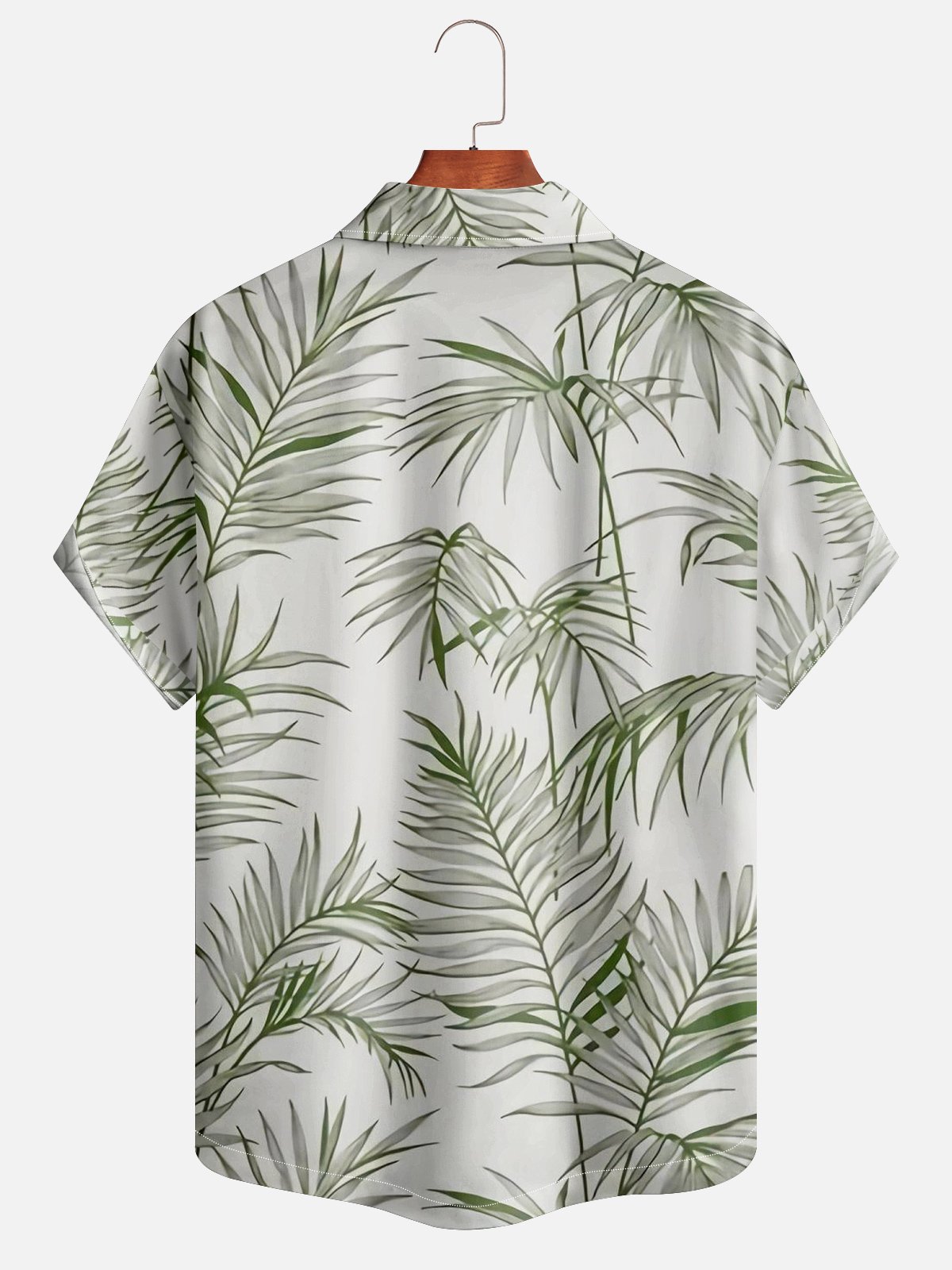 Moisture-wicking Leaf Aloha Shirt