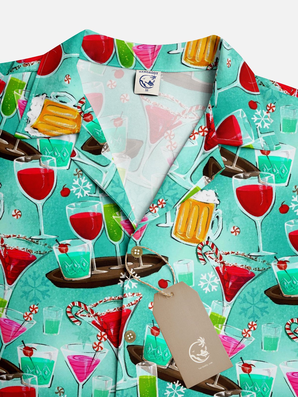 Moisture-wicking Cocktail Hawaiian Shirt