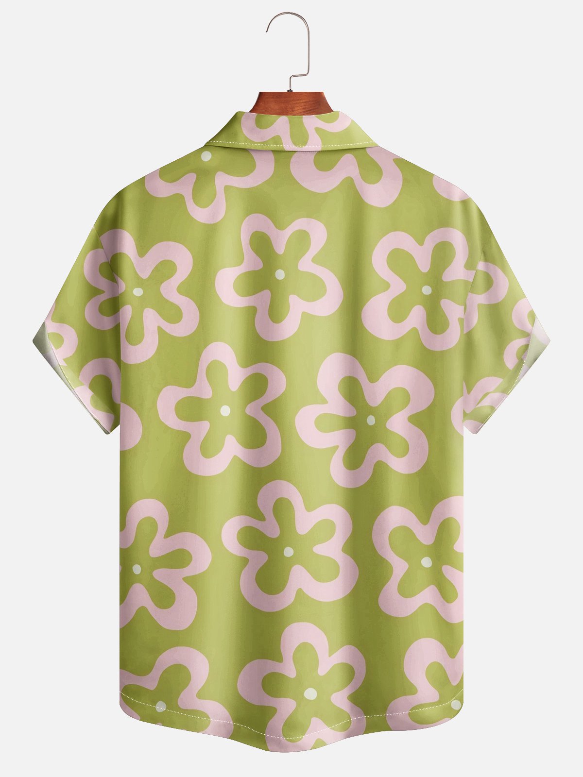 Moisture-wicking Floral Aloha Shirt