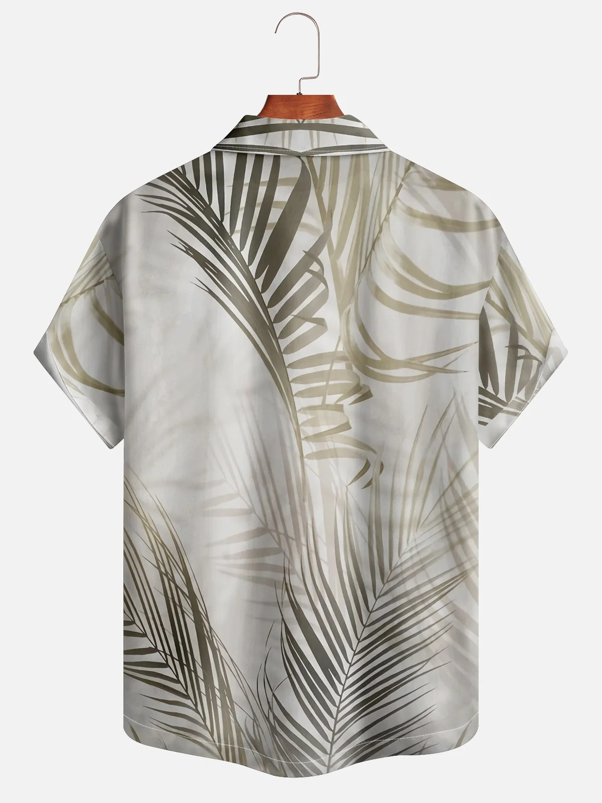 Moisture-wicking Palm Leaf Aloha Shirt