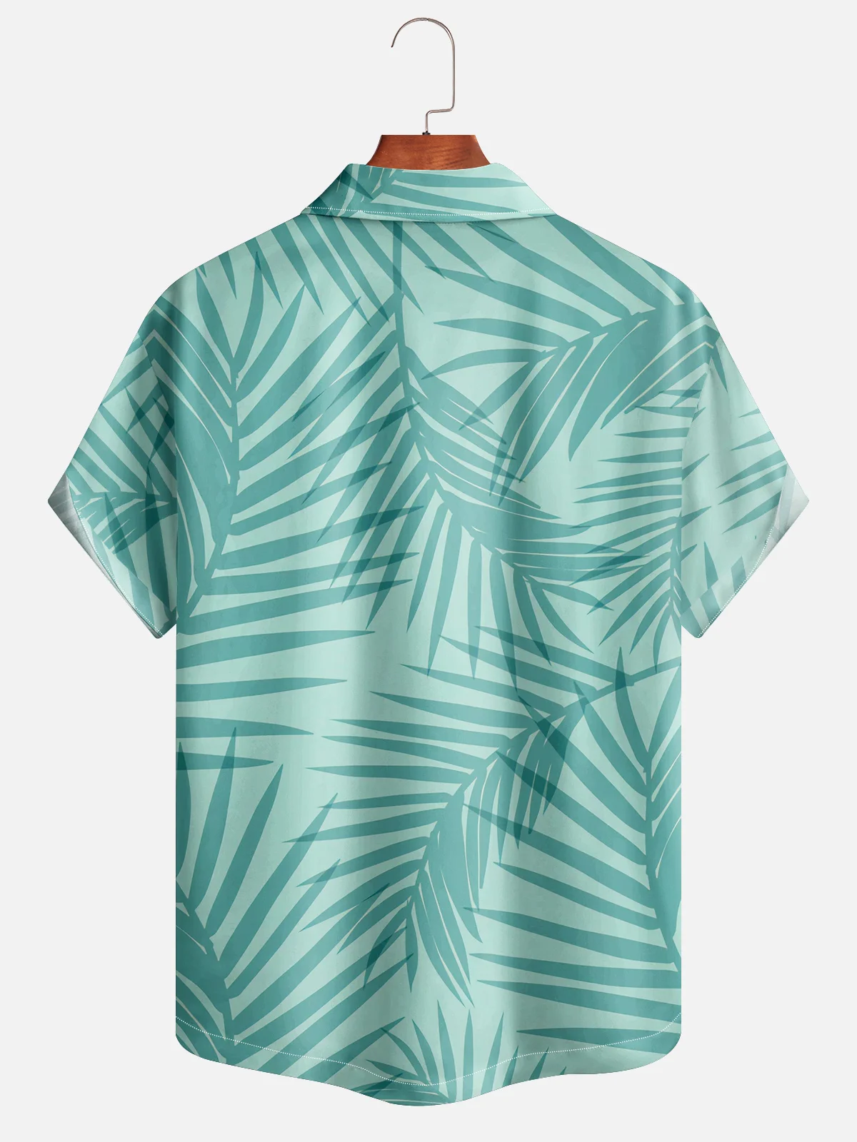 Moisture-wicking Palm Leaf Aloha Shirt