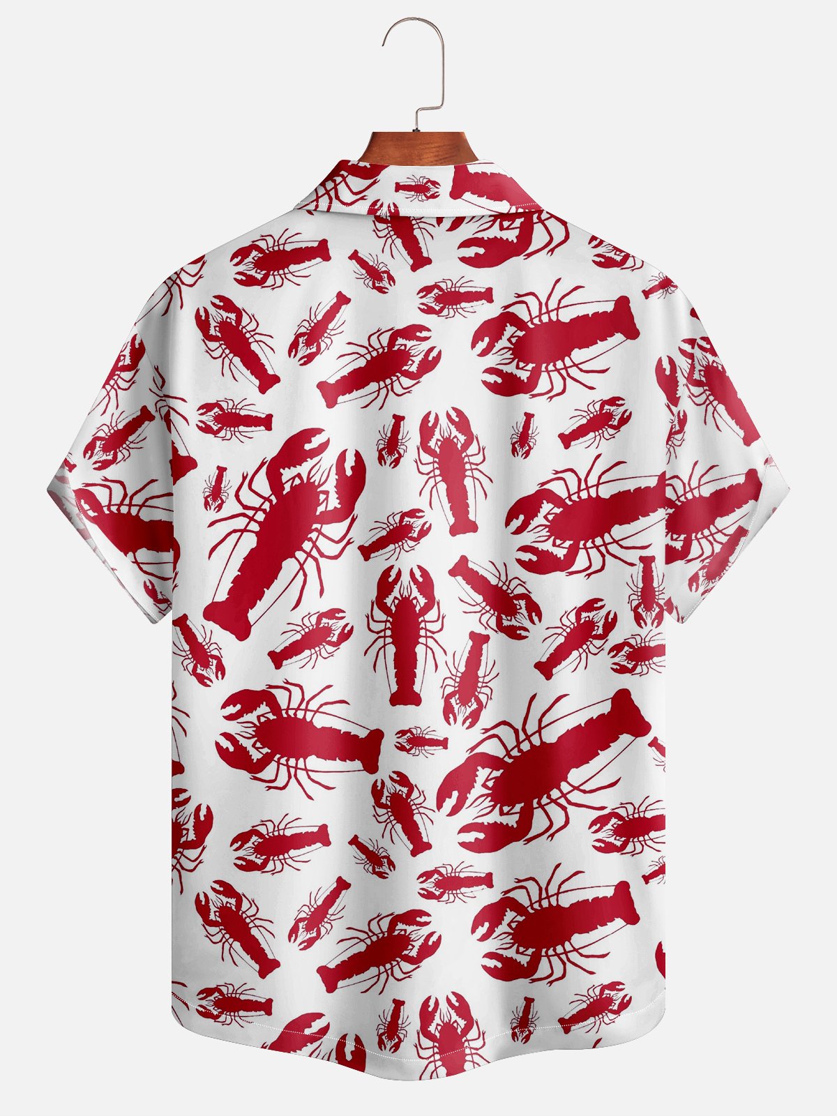 Moisture-wicking Marine Lobster Aloha Shirt