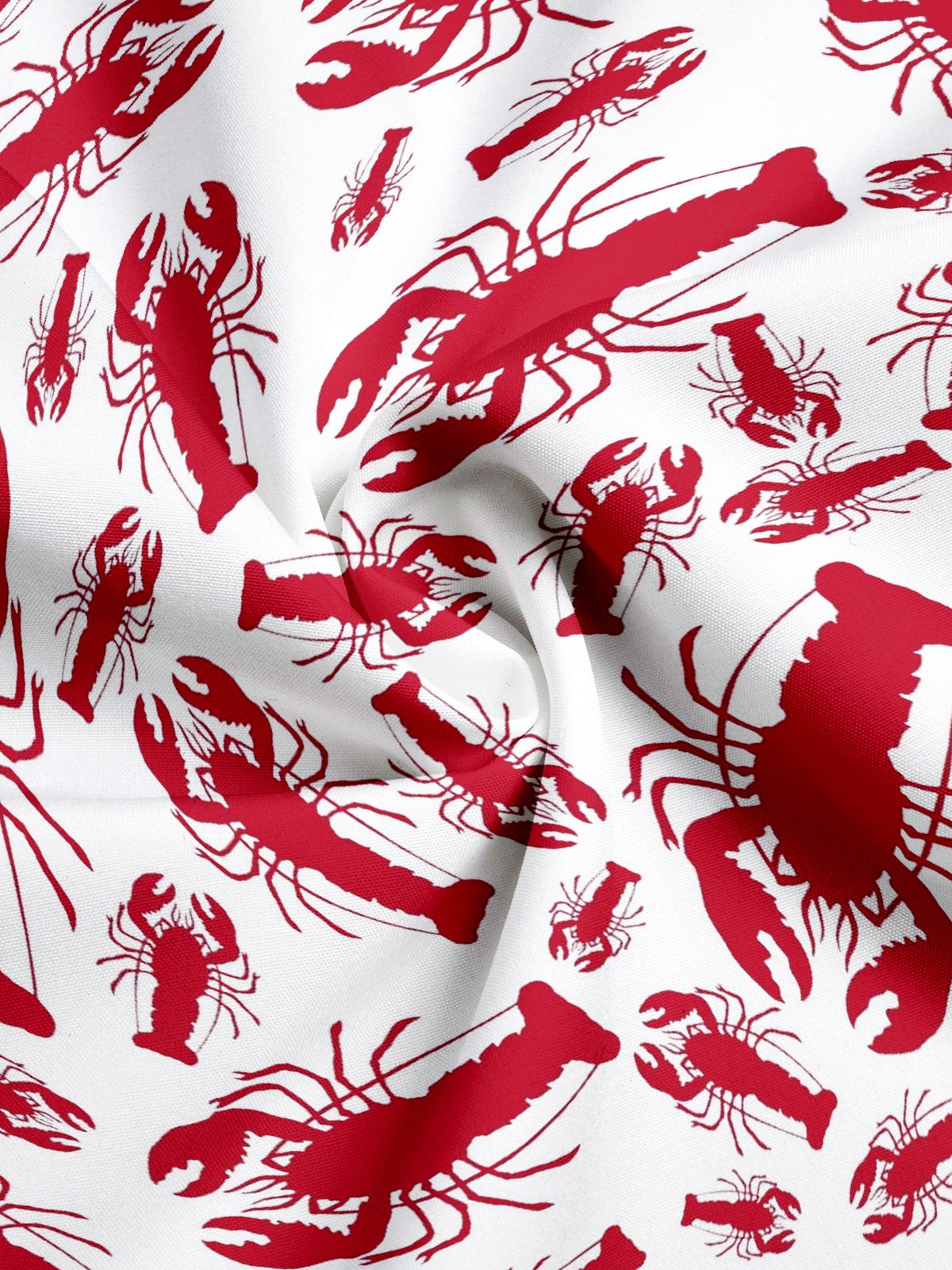 Moisture-wicking Marine Lobster Aloha Shirt