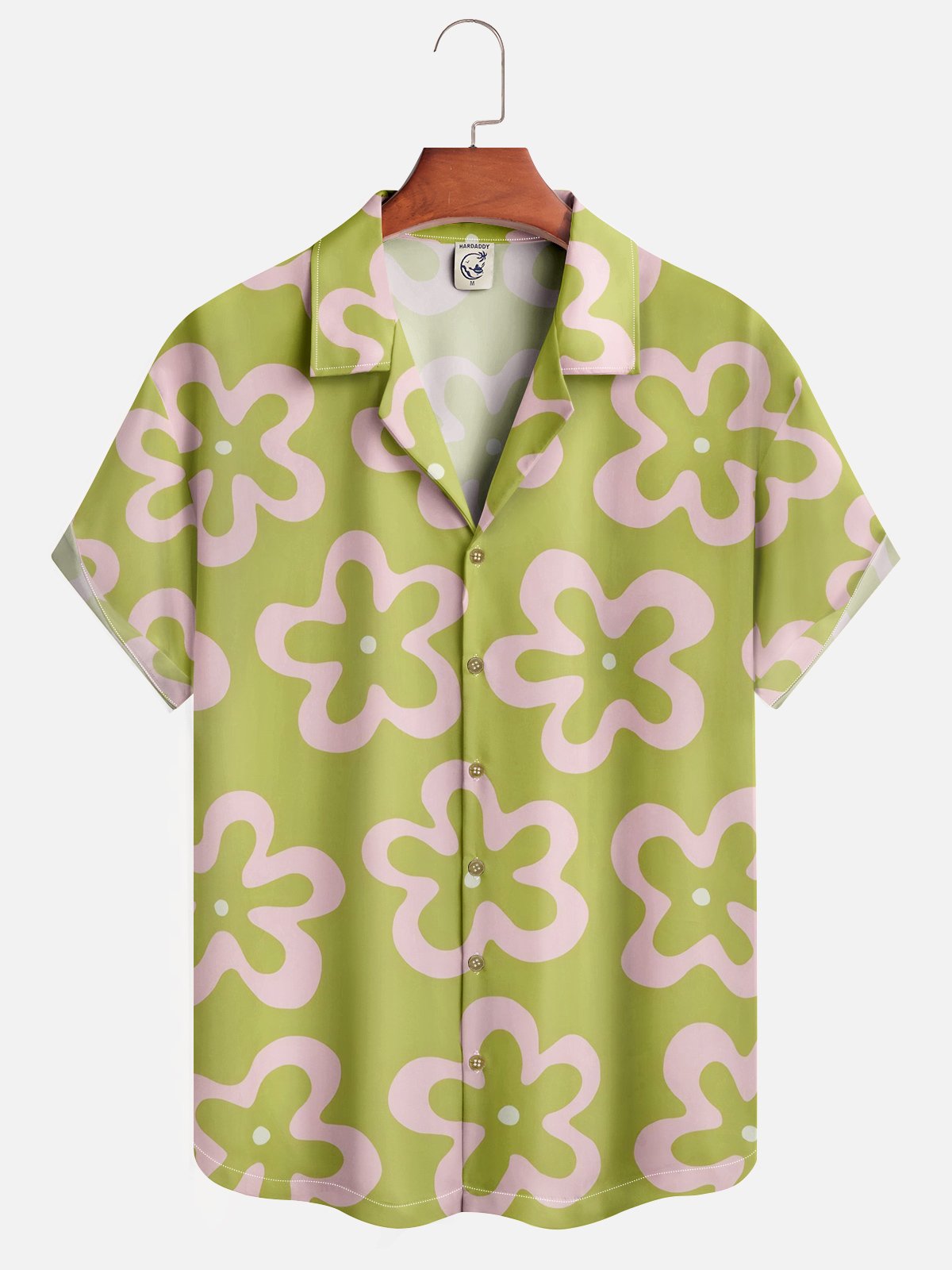 Moisture-wicking Floral Aloha Shirt