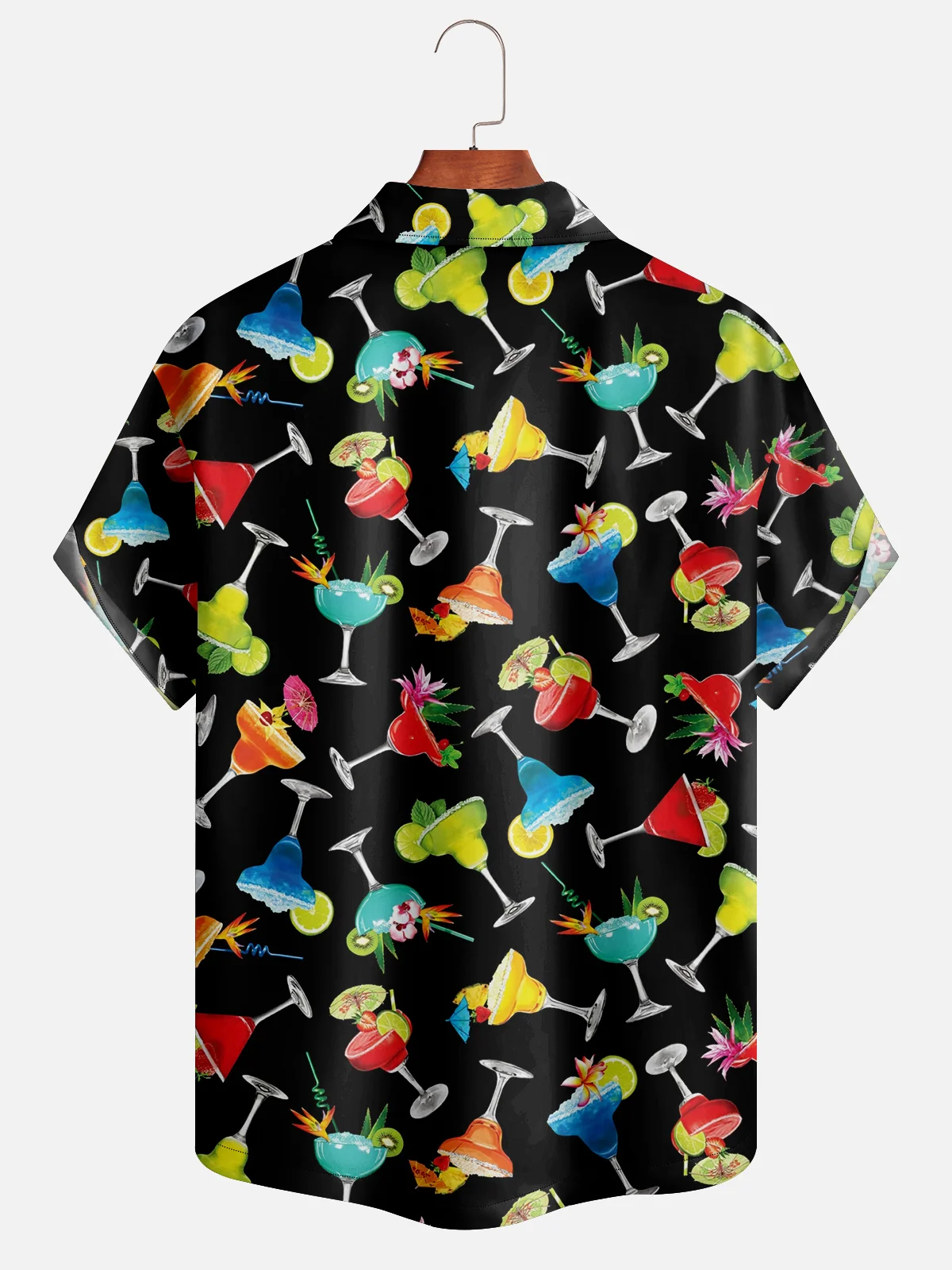 Moisture-wicking Cocktail Hawaiian Shirt