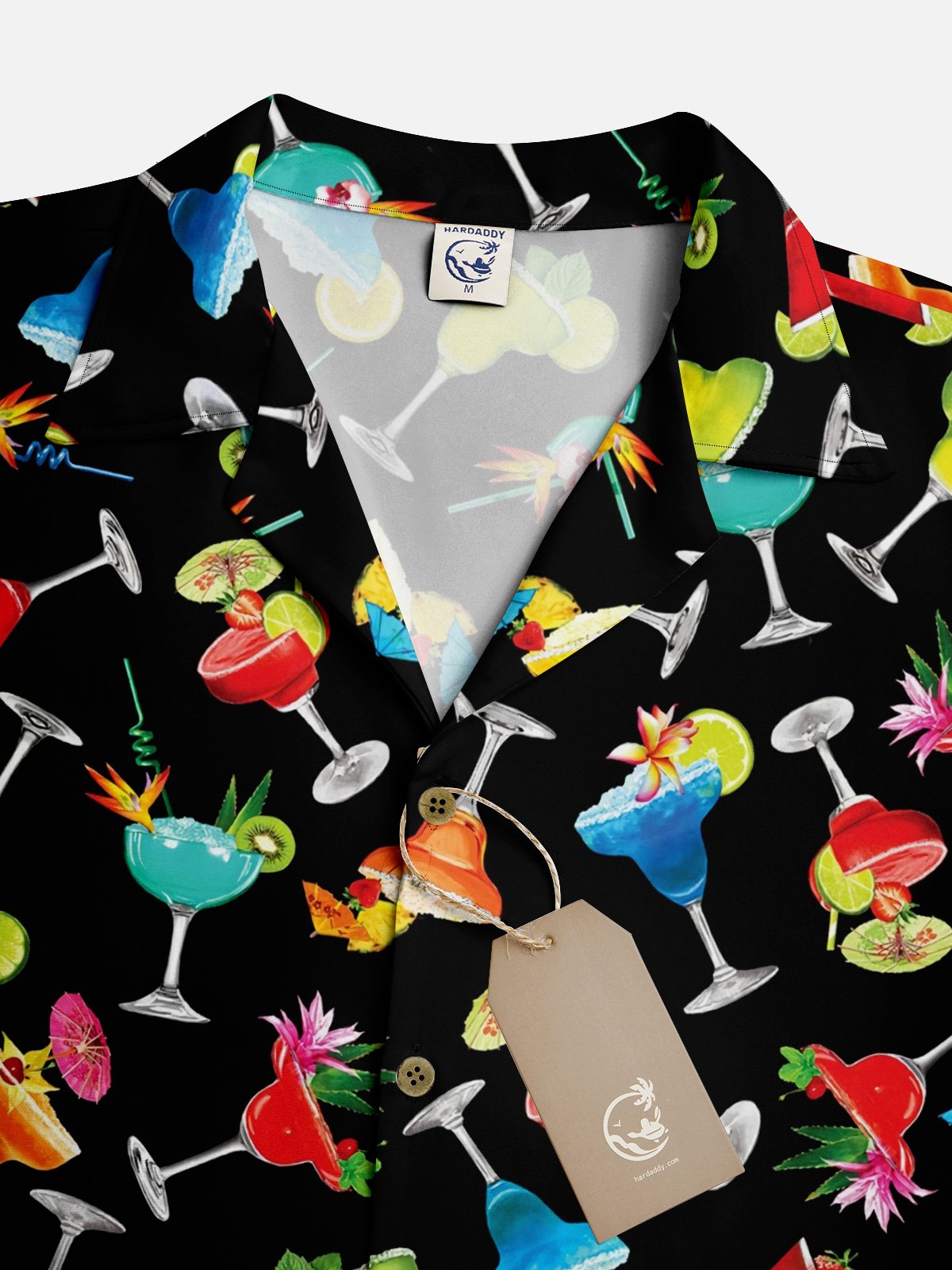 Moisture-wicking Cocktail Hawaiian Shirt