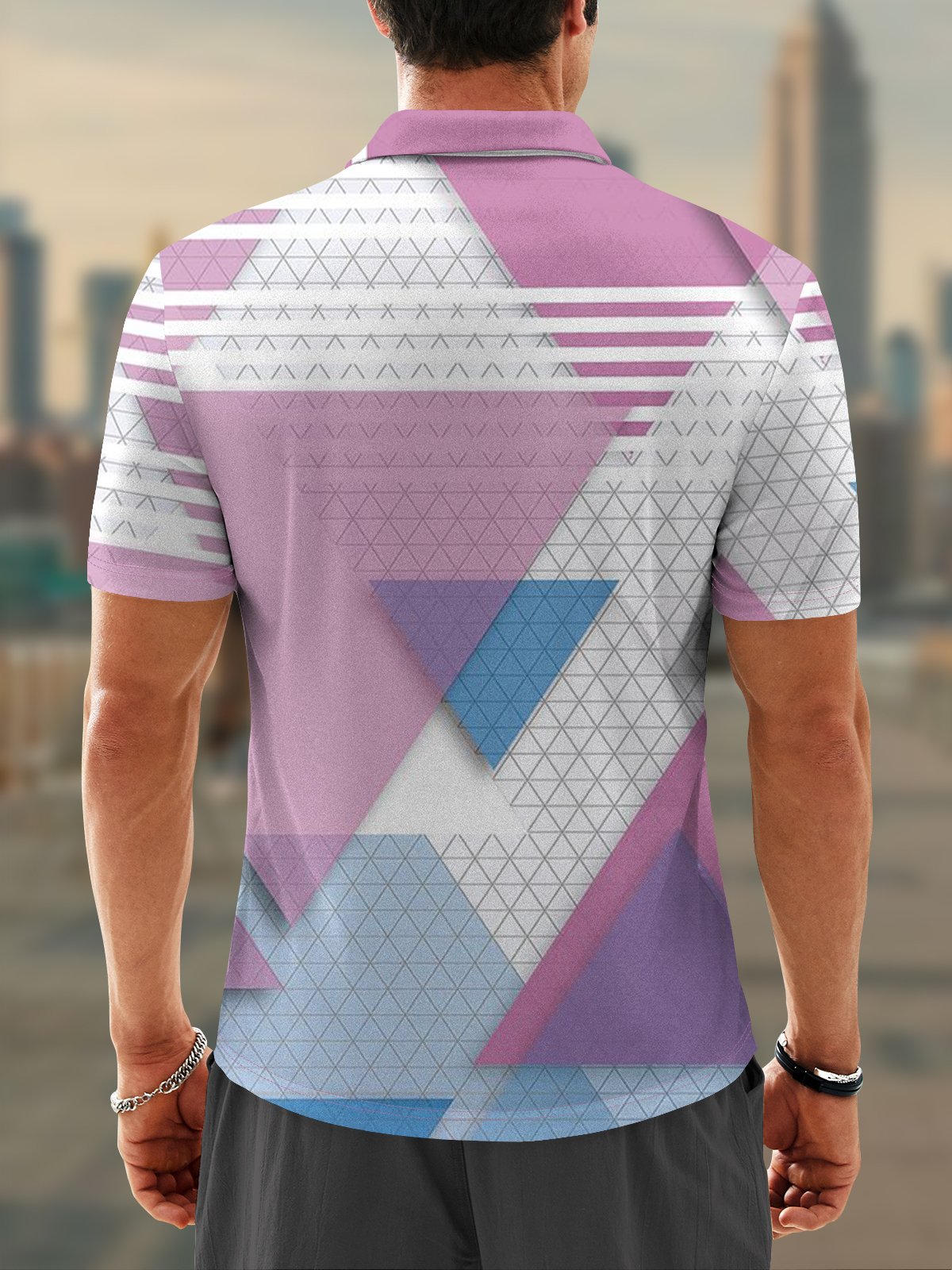 Moisture Wicking Golf Polo 3D Geometry