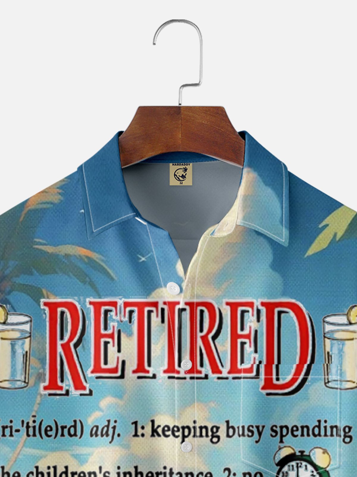 moisture wicking Retirement Time Hawaiian Shirt