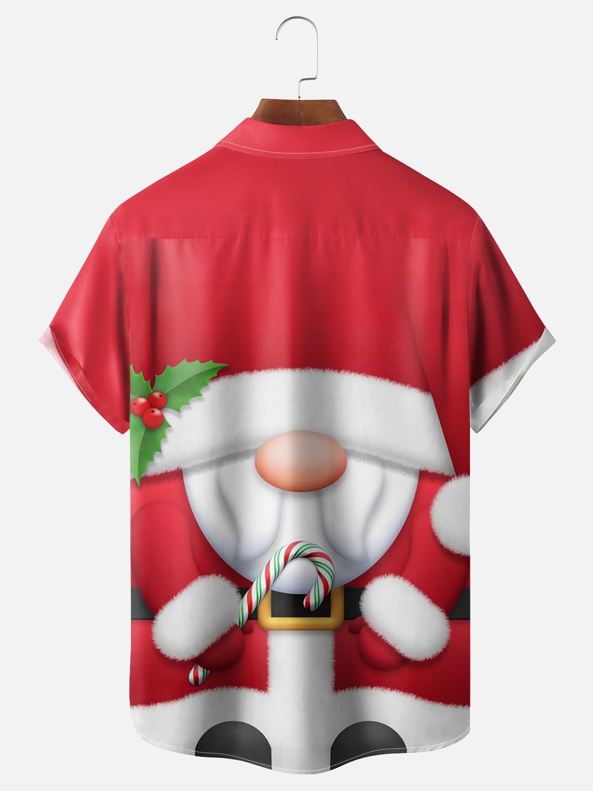 Moisture-wicking Christmas Grome Chest Pocket Holiday Shirt