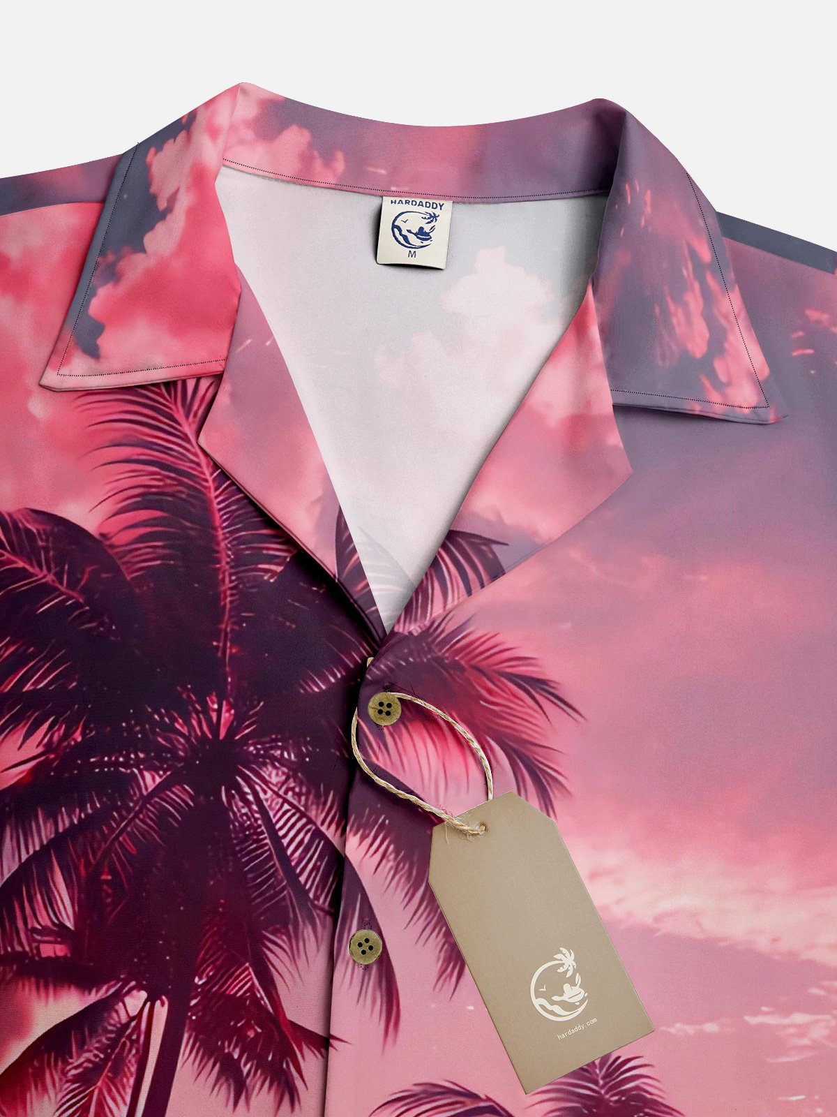 Moisture-wicking Coconut Tree Aloha Shirt