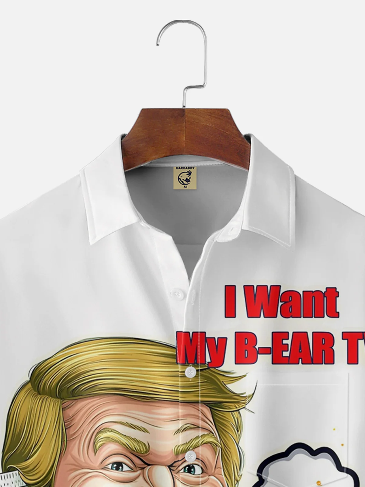 Moisture-wicking Fight Donald Trump Hawaiian Shirt I Stand With Trump Make America Great Again