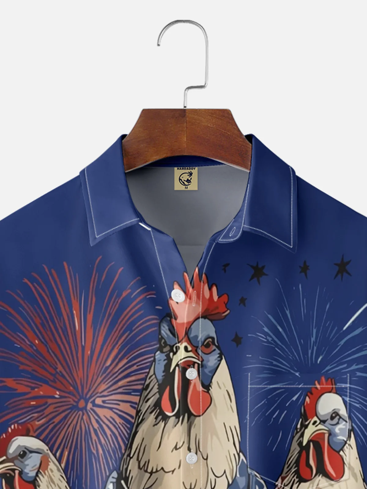 Moisture Wicking American Chicken Hawaiian Shirt