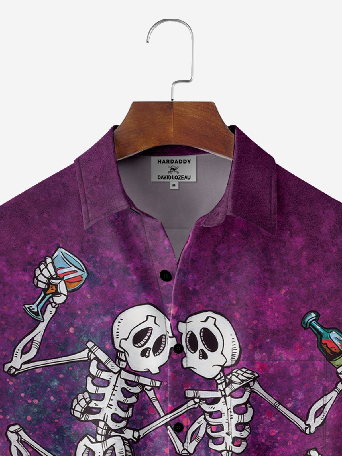 Skull Halloween Hawaiian Shirt By David Lozeau