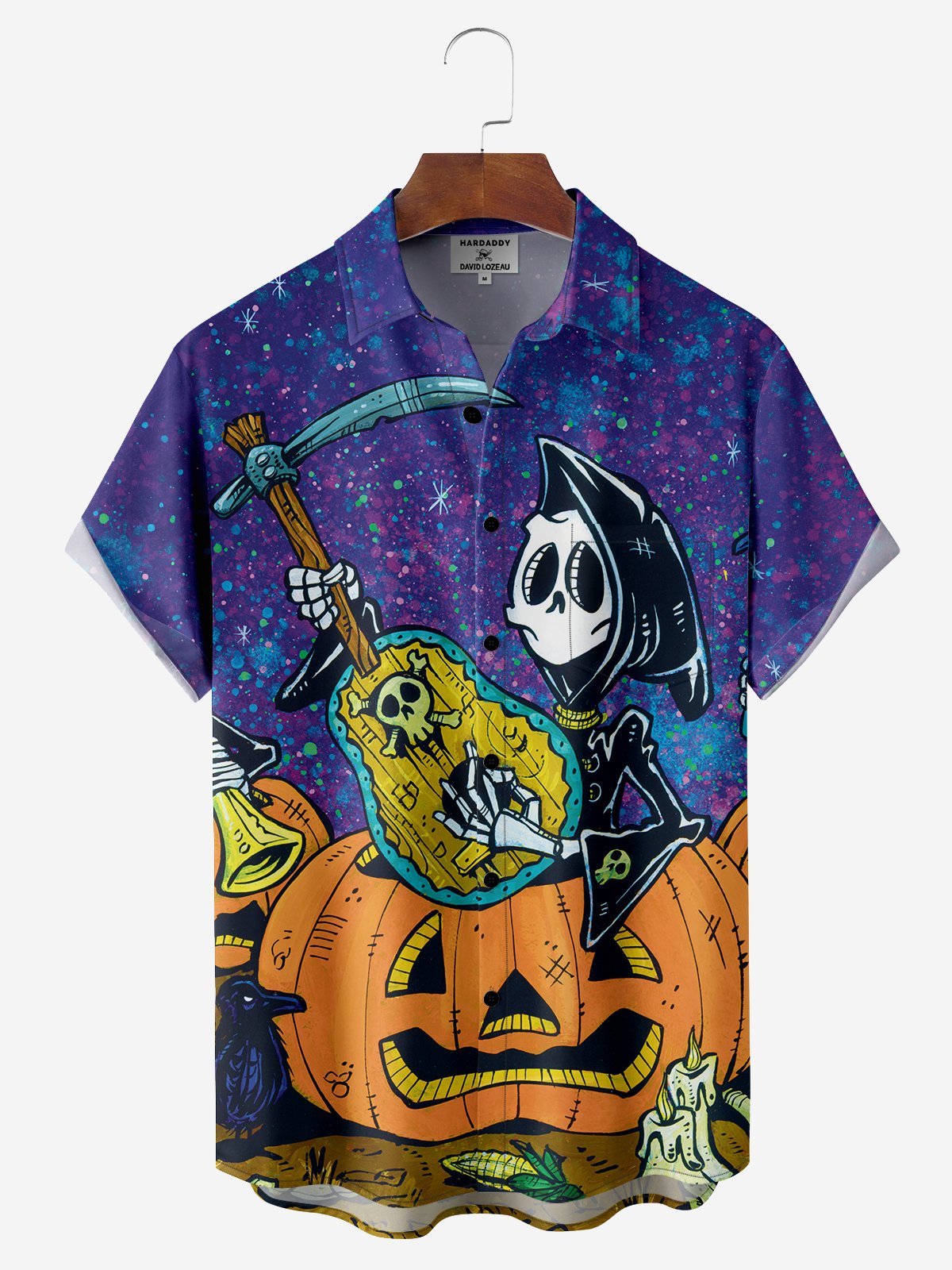 Halloween Pumpkin Holiday Shirt By David Lozeau