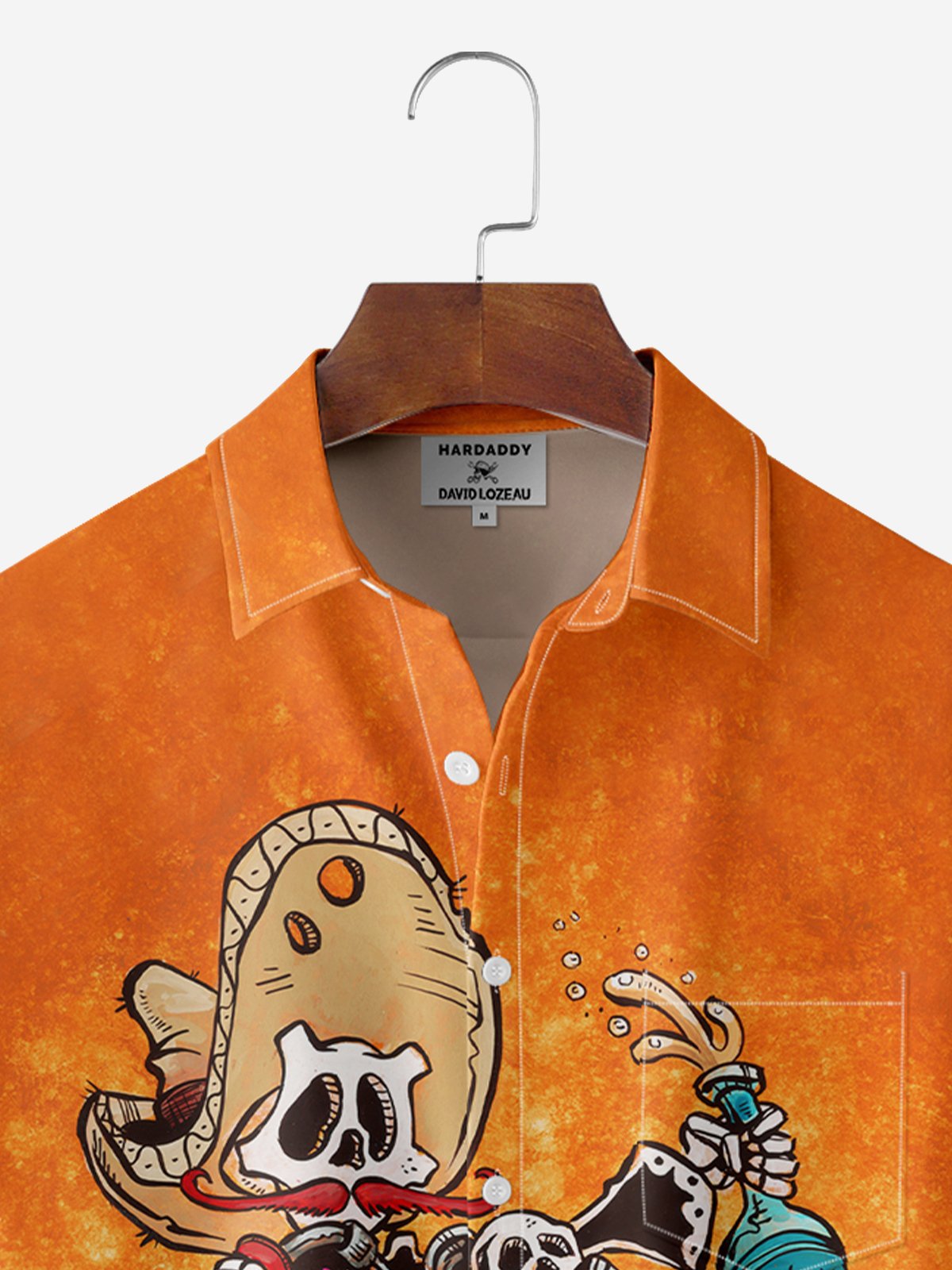 Western Cowboy Motorcycle Halloween Hawaiian Shirt By David Lozeau